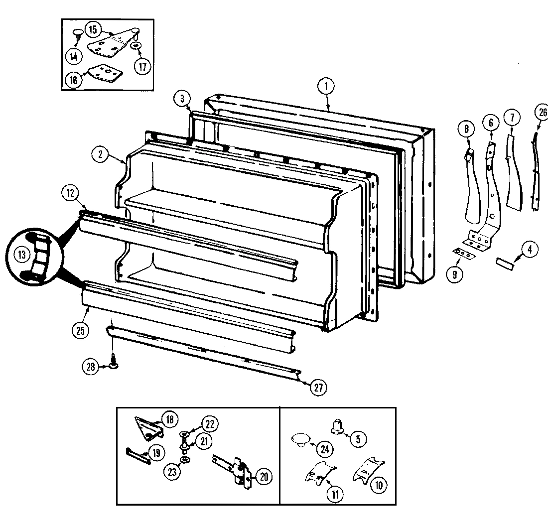 02 - FREEZER DOOR