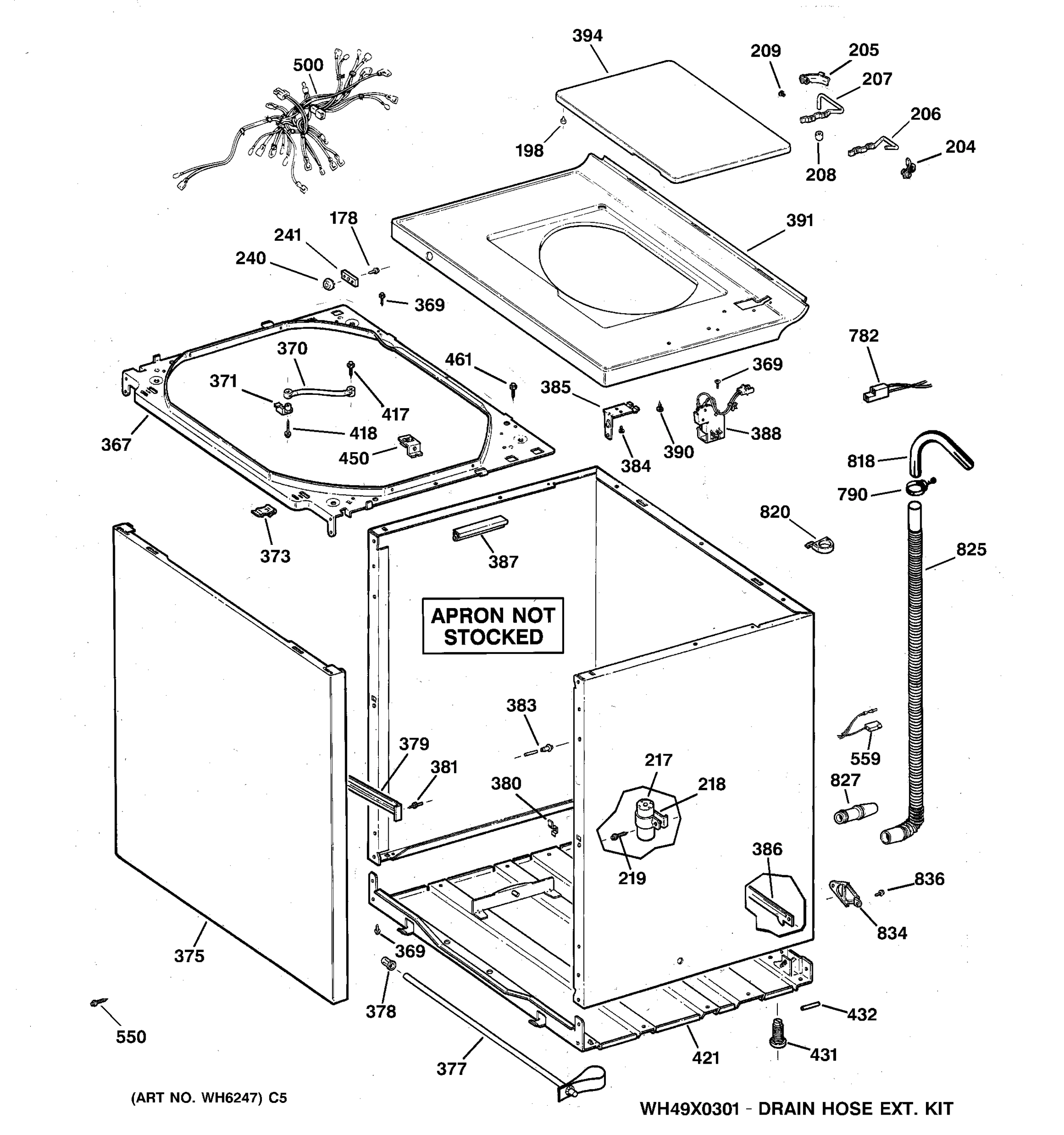 CABINET, COVER & FRONT PANEL