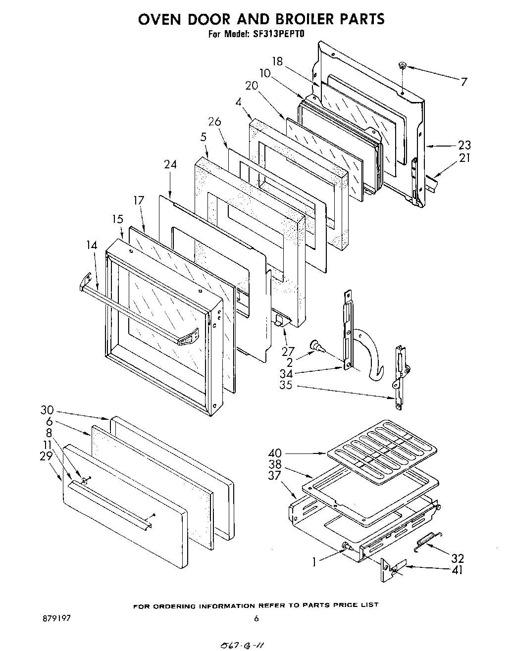 04 - OVEN DOOR AND BROILER