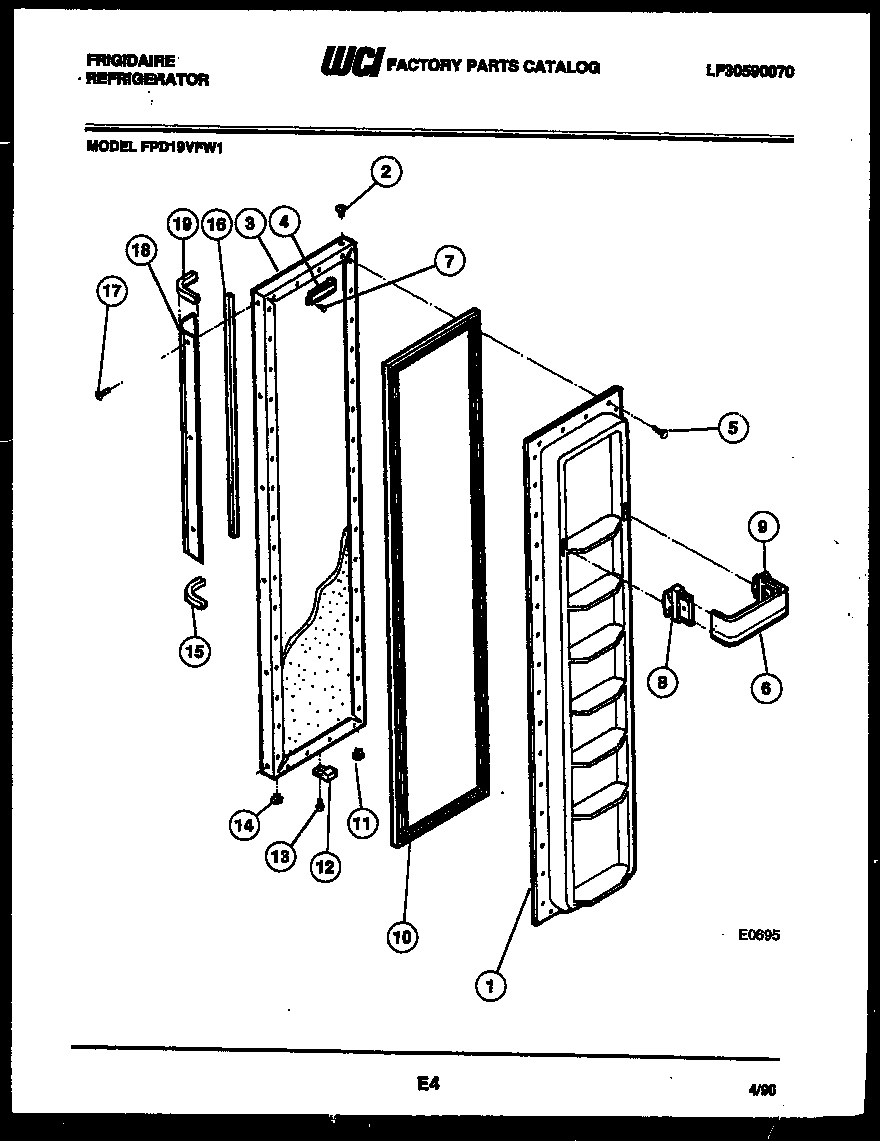 03 - FREEZER DOOR PARTS
