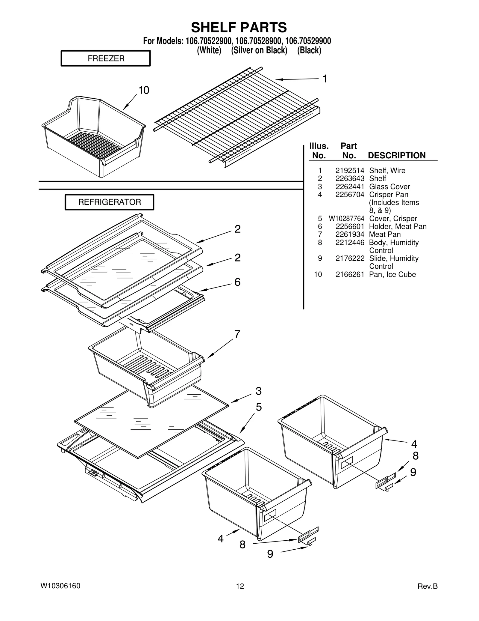 SHELF PARTS