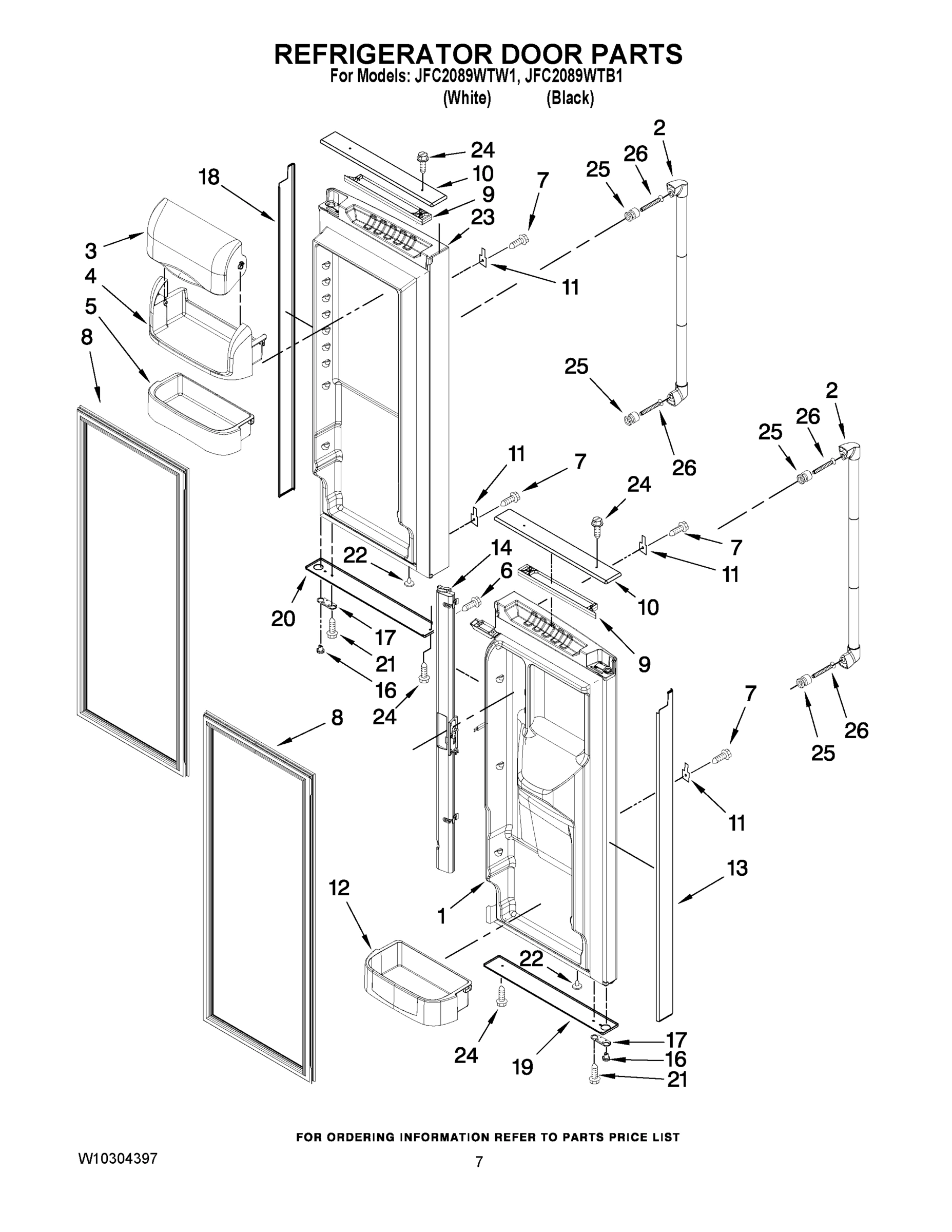 04 - REFRIGERATOR DOOR PARTS