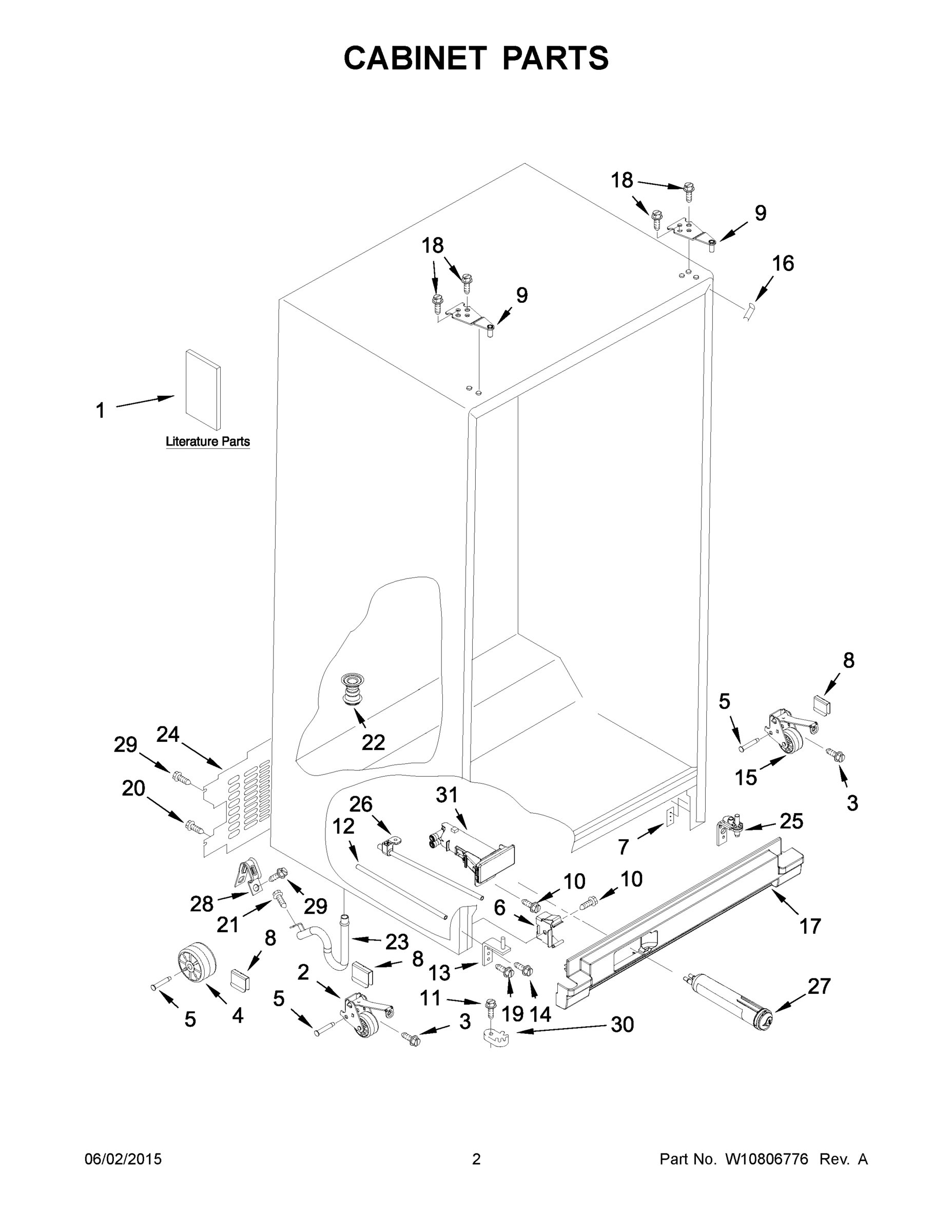 02 - CABINET PARTS