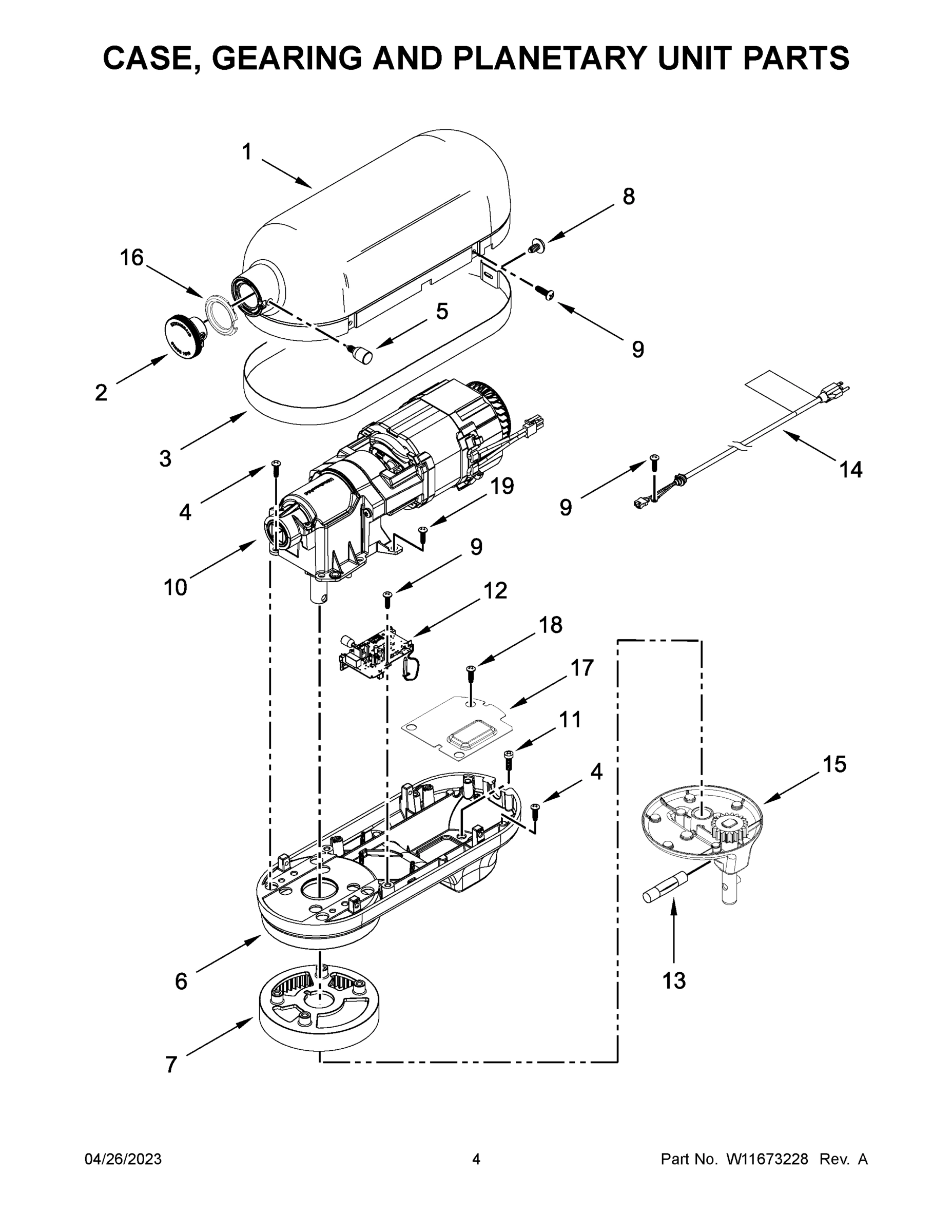 03 - CASE, GEARING AND PLANETARY UNIT PARTS