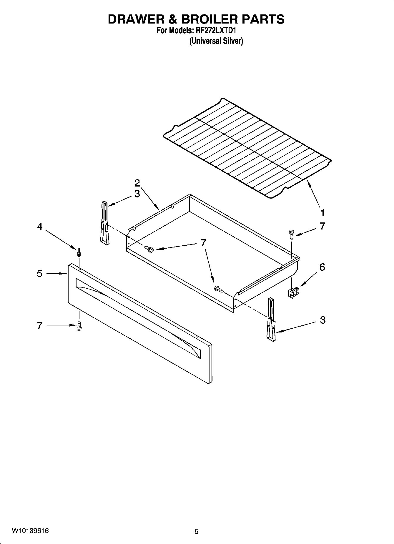 04 - DRAWER & BROILER PARTS