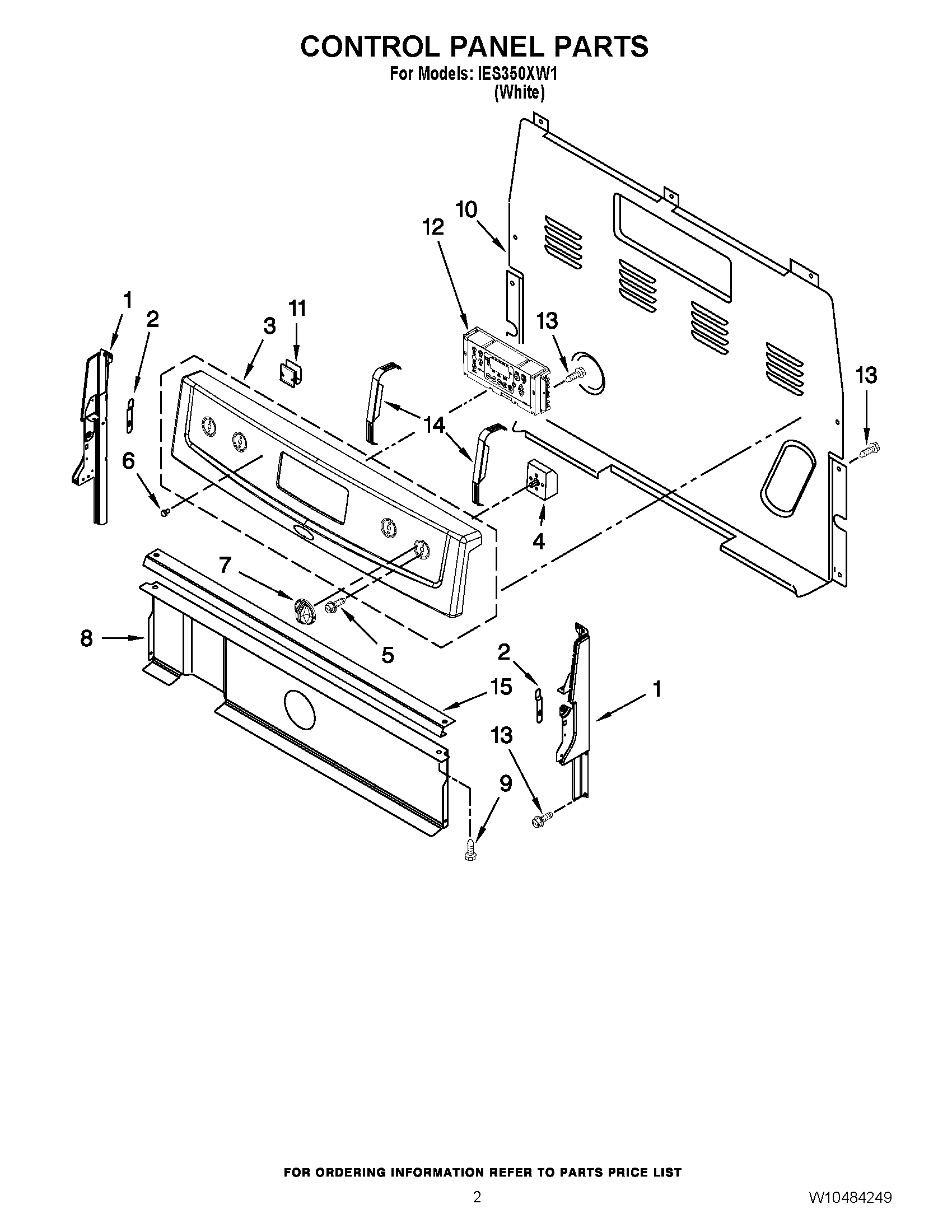 02 - CONTROL PANEL PARTS