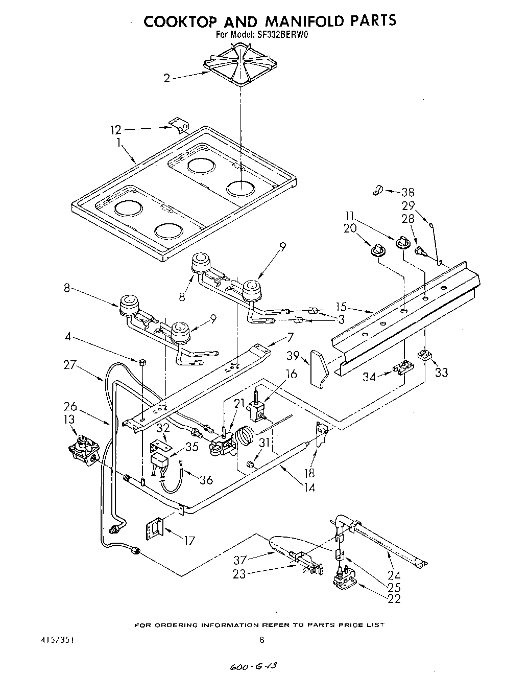 06 - COOKTOP AND MANIFOLD , LITERATURE AND OPTIONAL