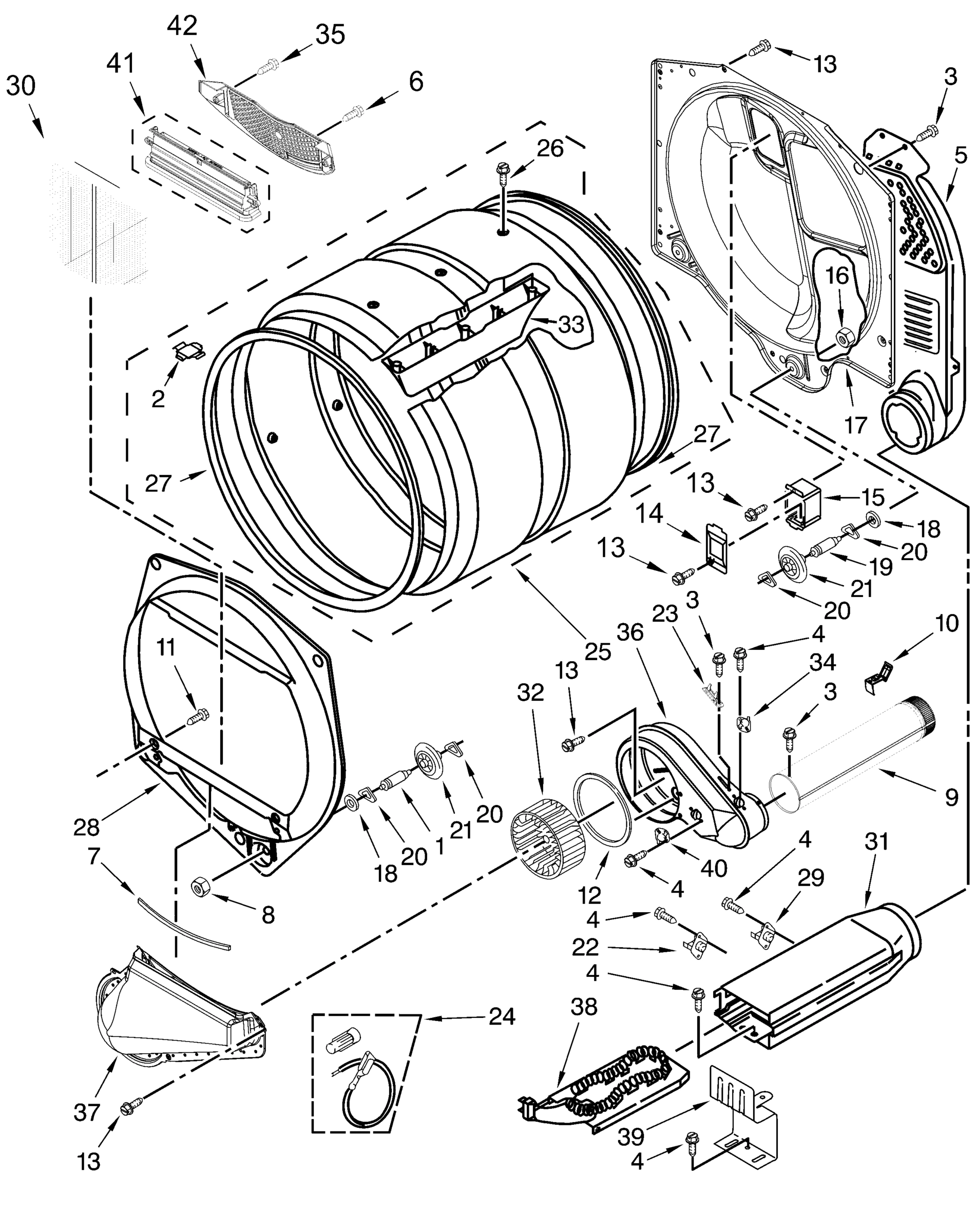 UPPER AND LOWER BULKHEAD PARTS