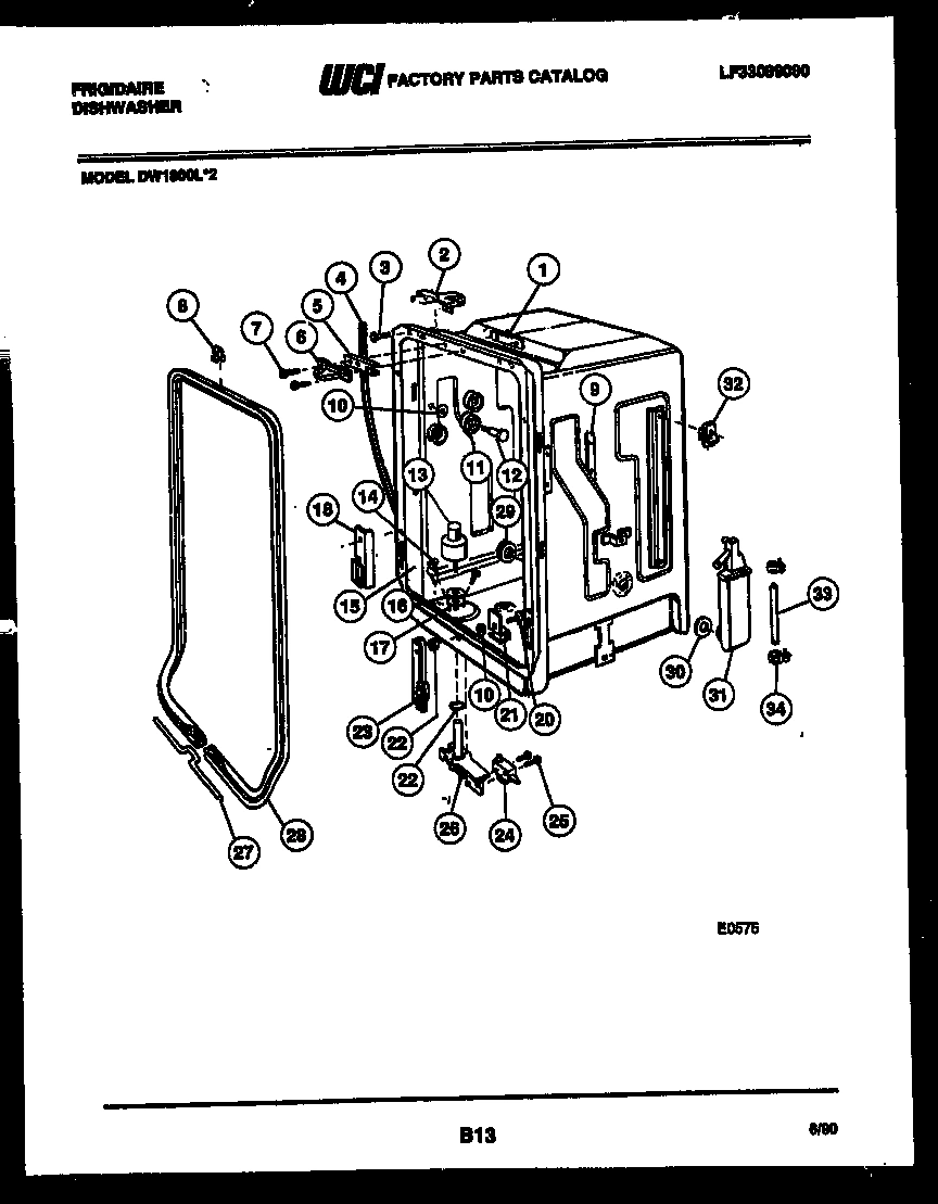 05 - TUB AND FRAME PARTS
