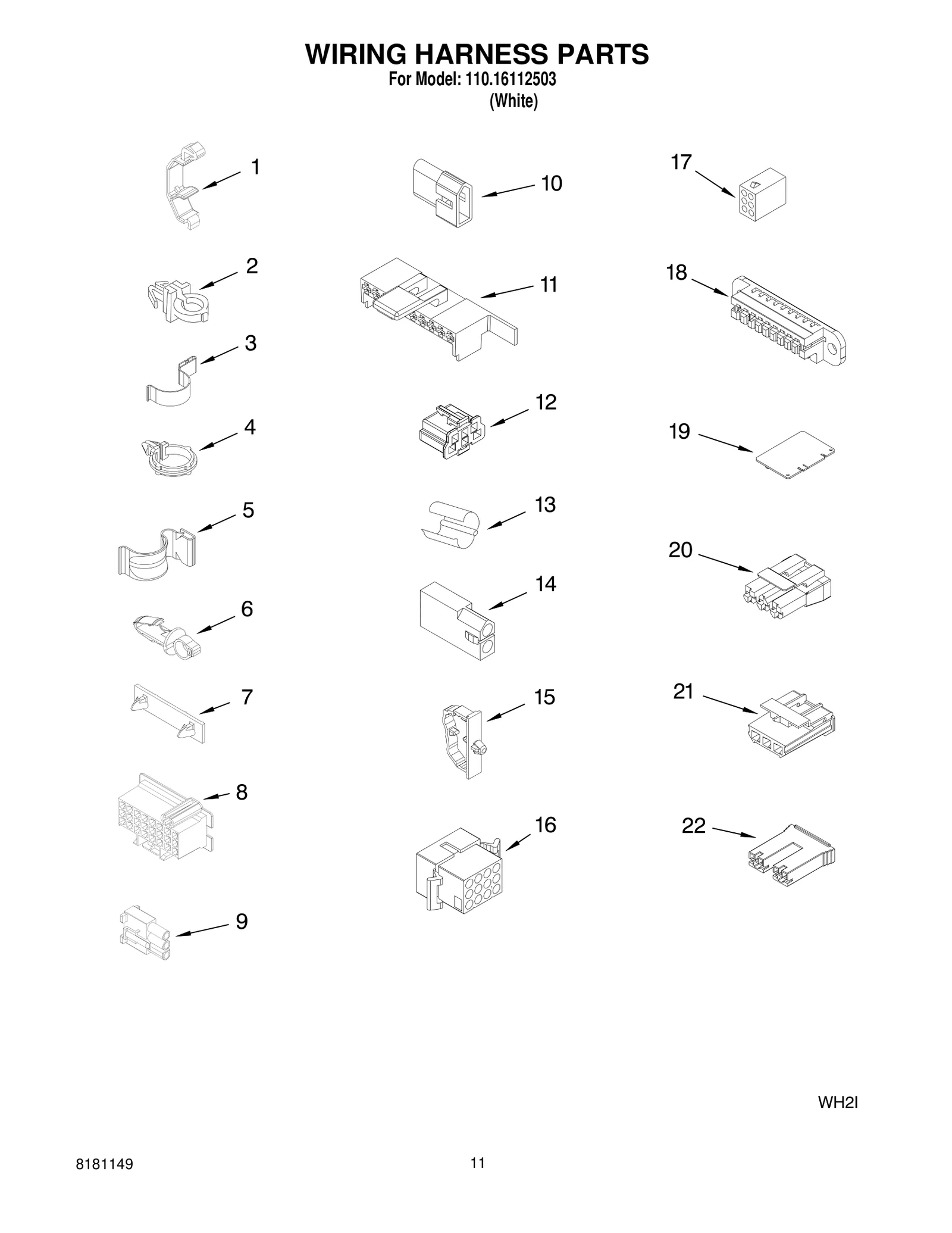 WIRING HARNESS PARTS