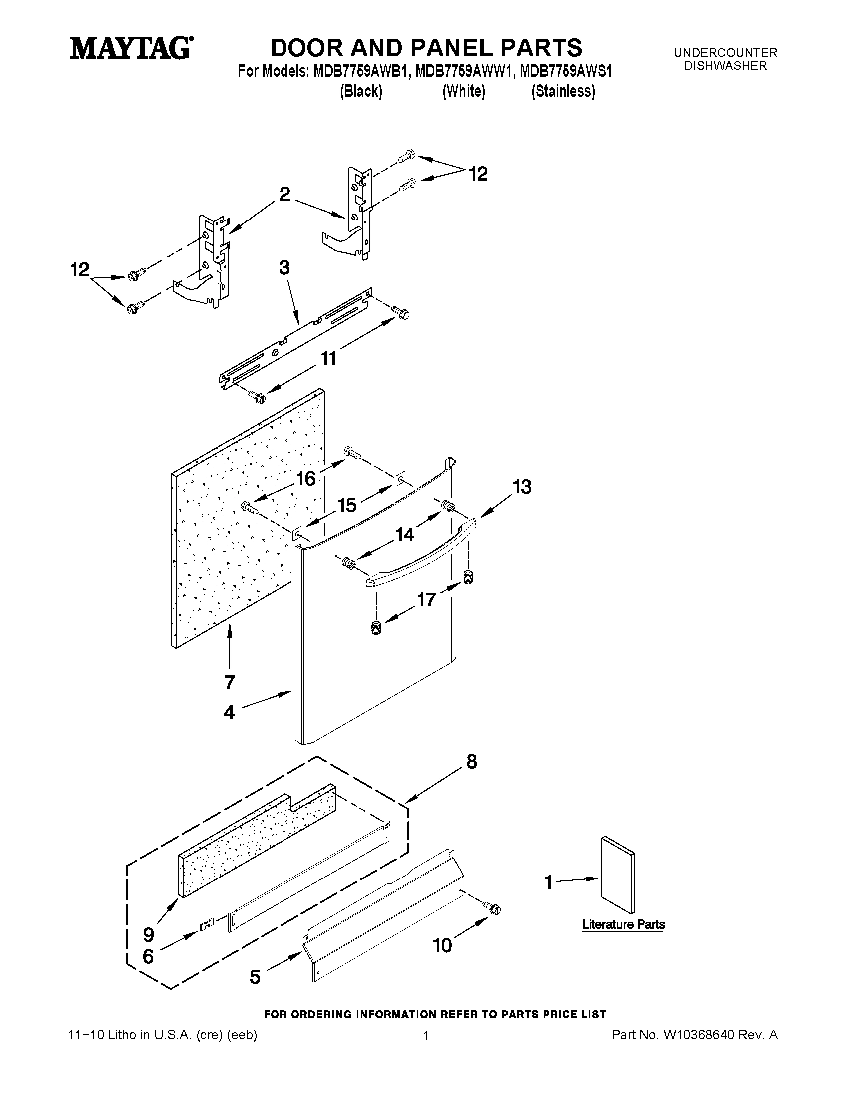 01 - DOOR AND PANEL PARTS