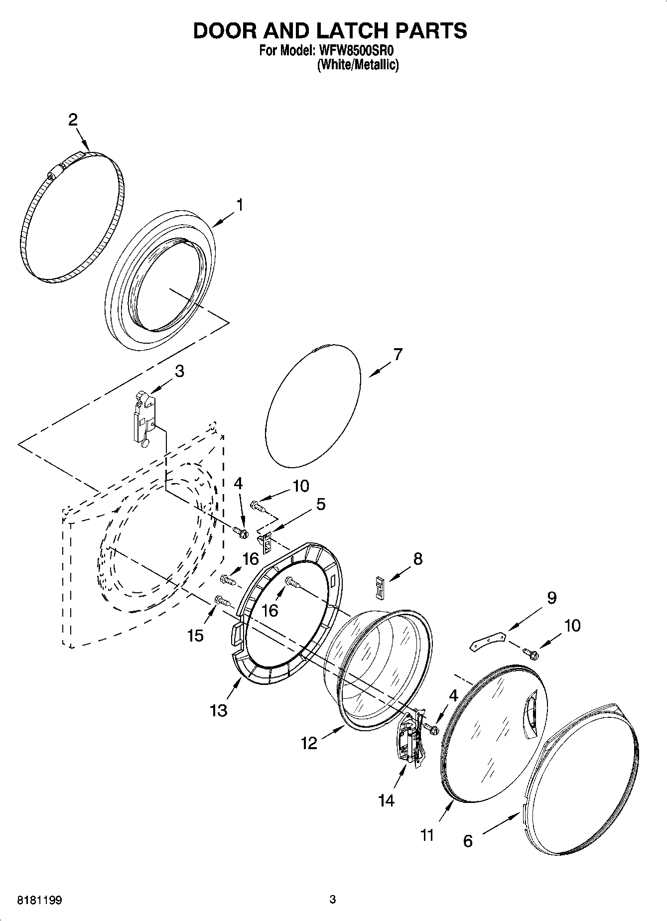 02 - DOOR AND LATCH PARTS