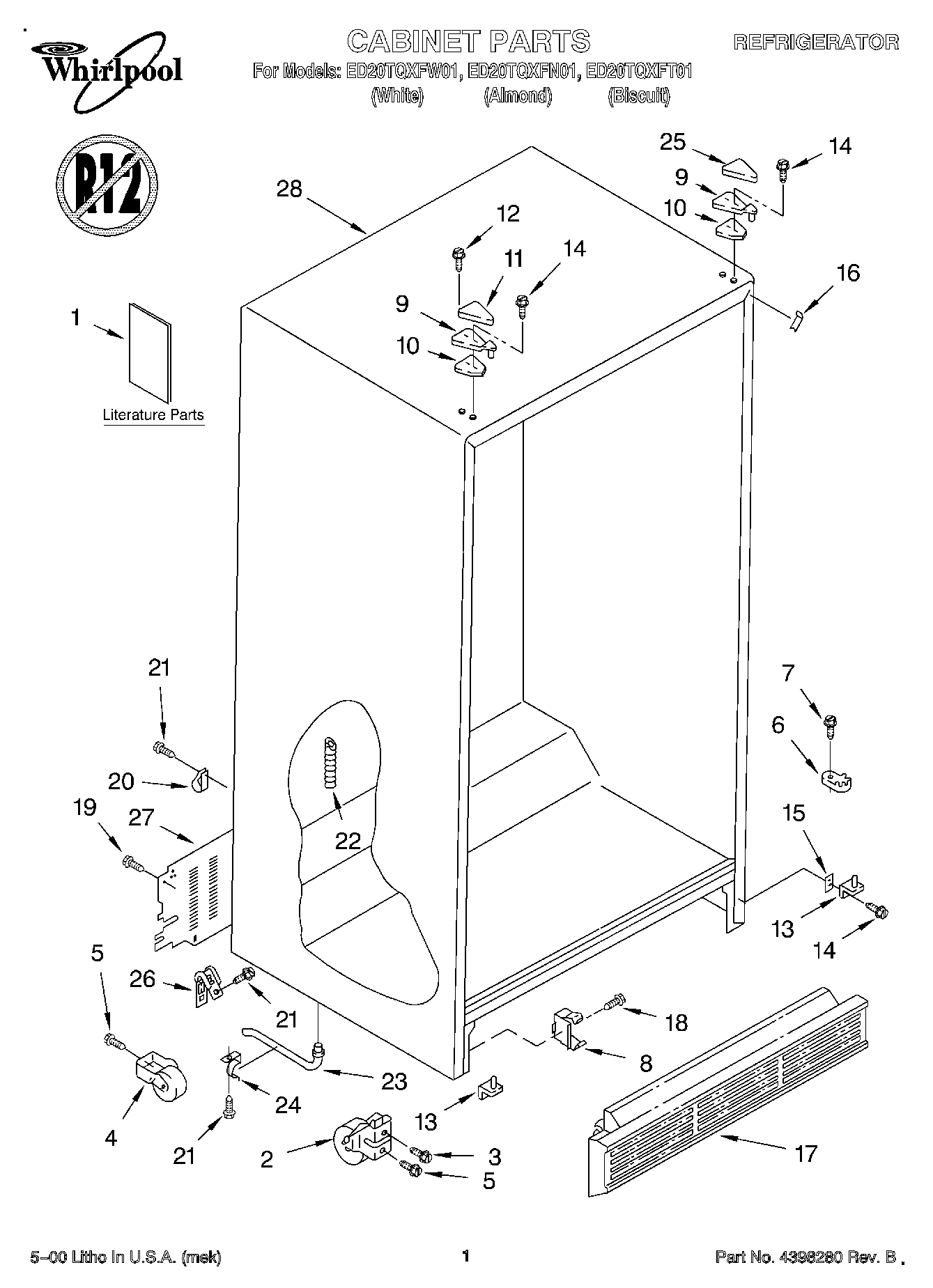 01 - CABINET, LITERATURE