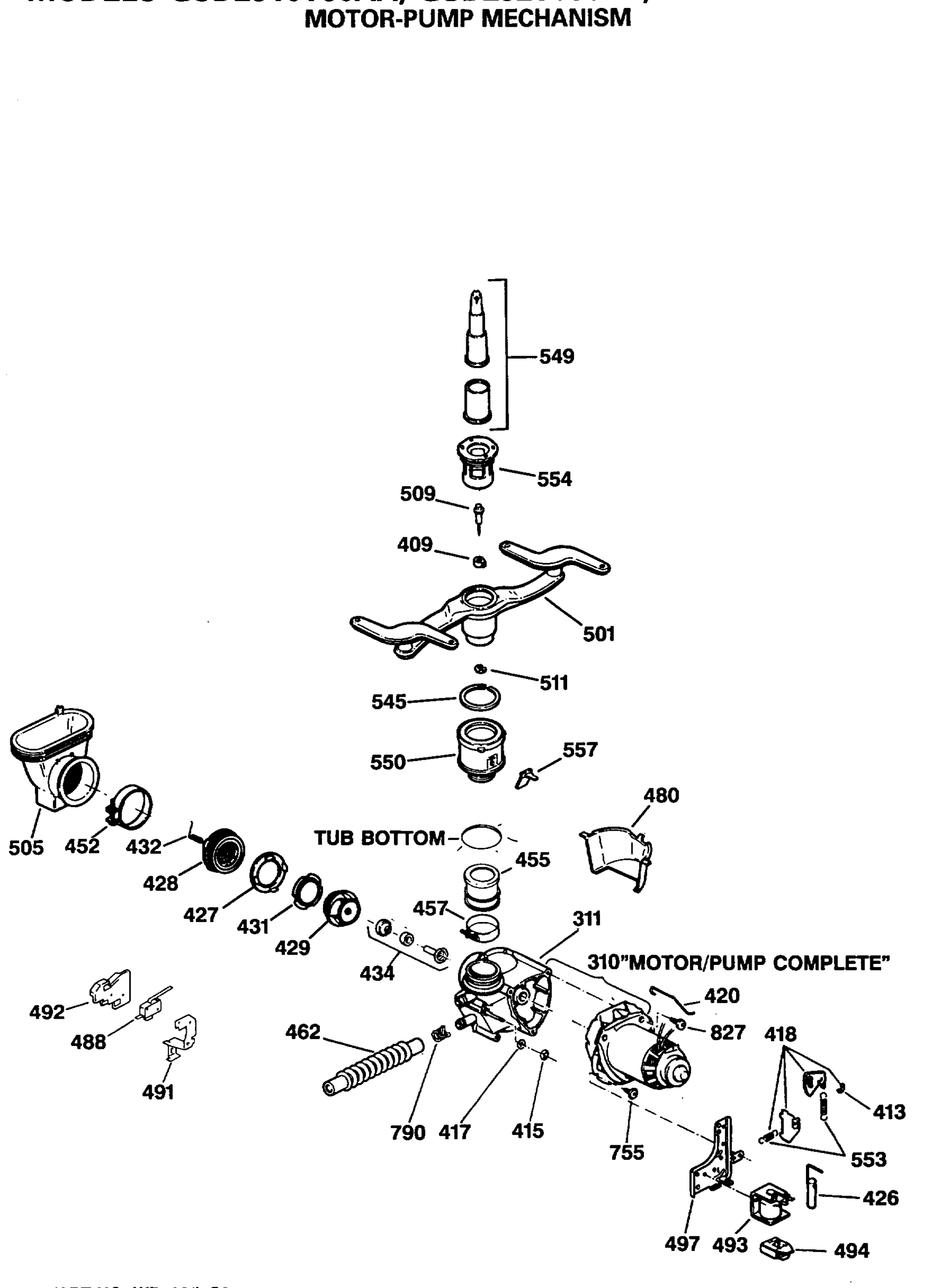 MOTOR-PUMP MECHANISM