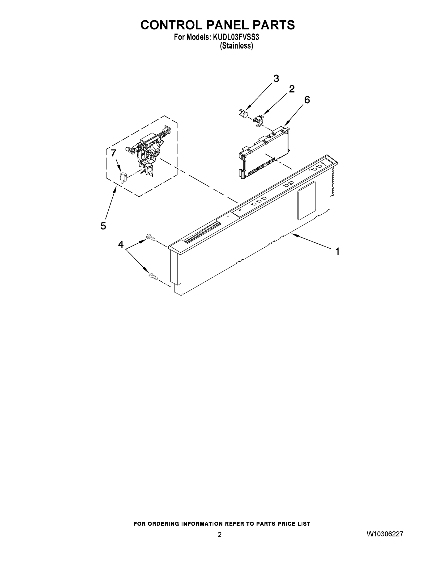 02 - CONTROL PANEL PARTS