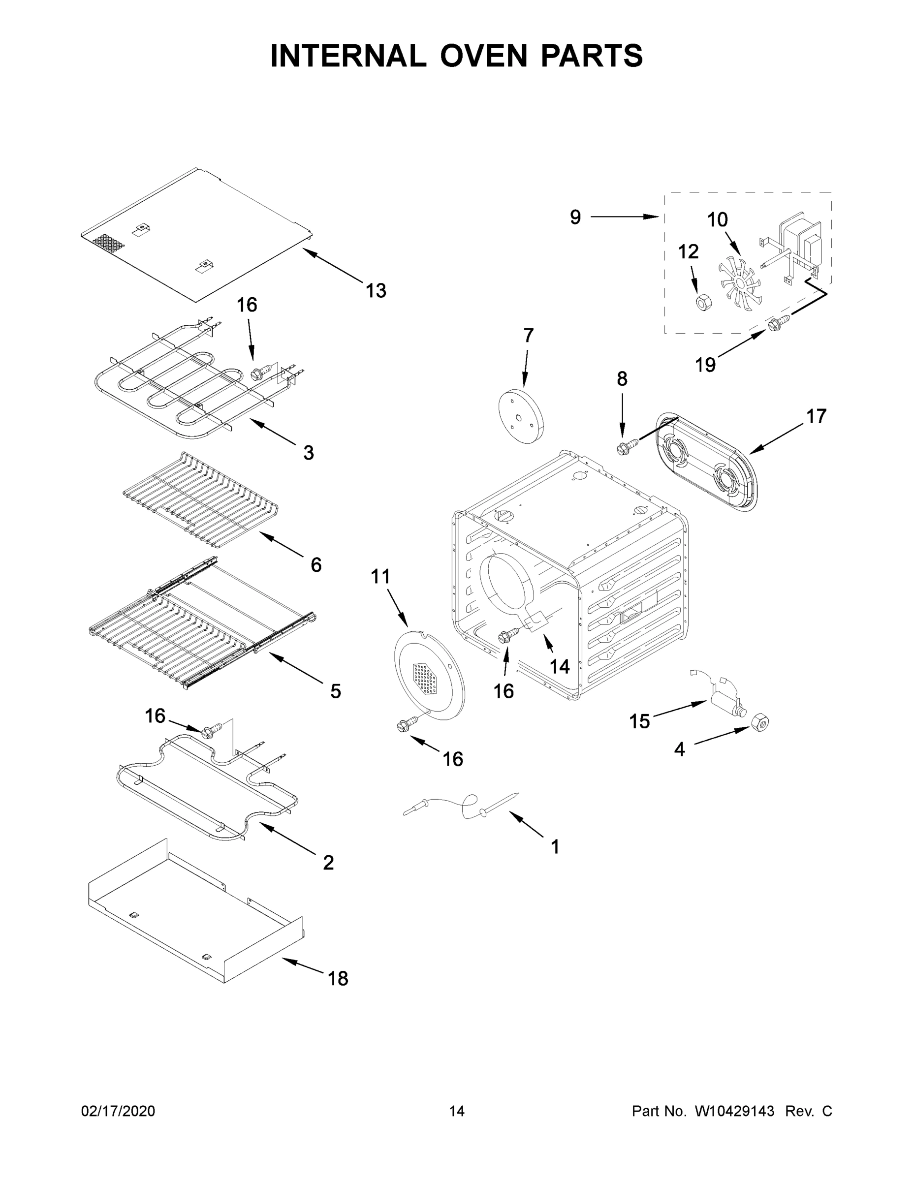 08 - INTERNAL OVEN PARTS