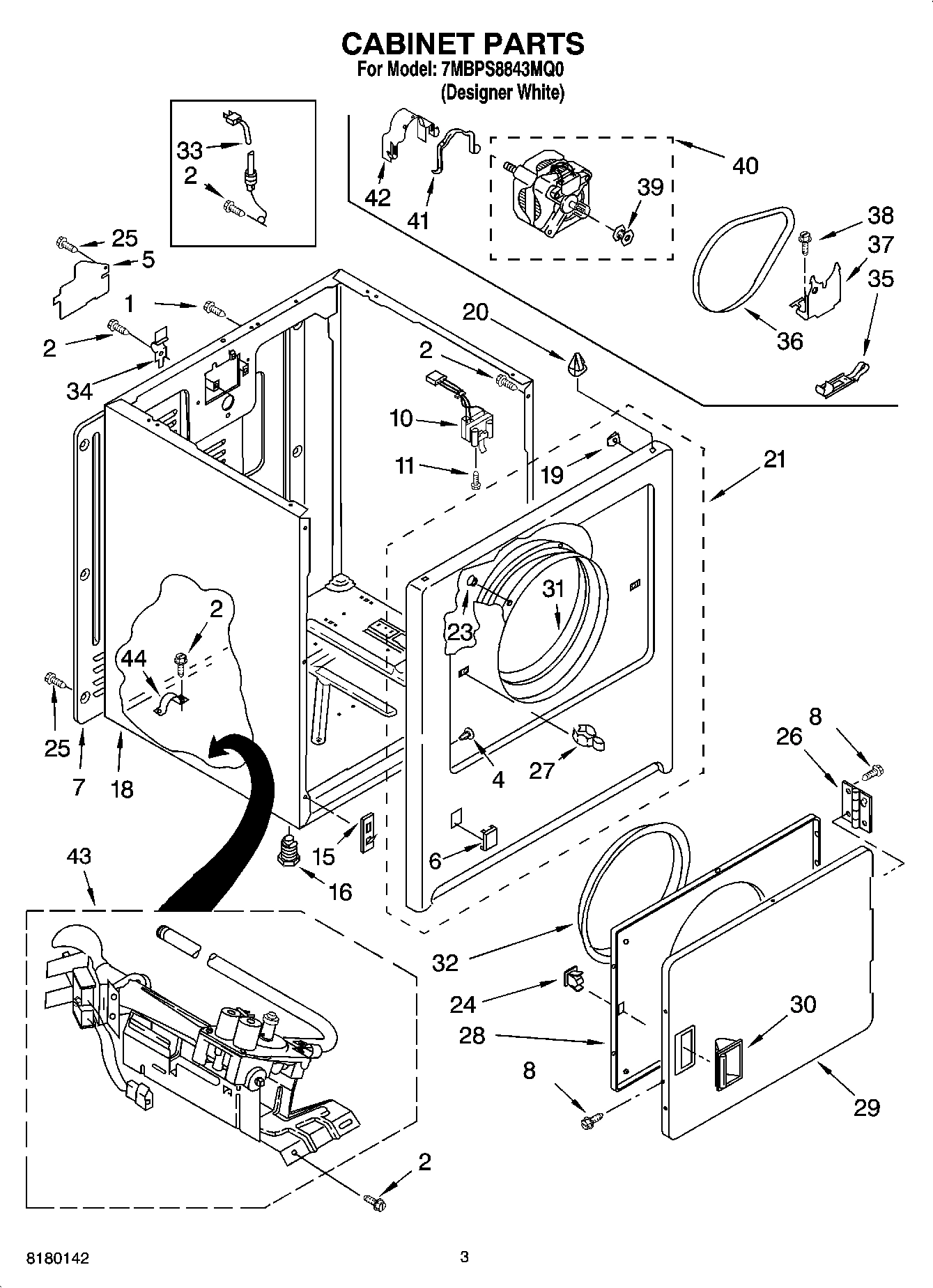 02 - CABINET PARTS