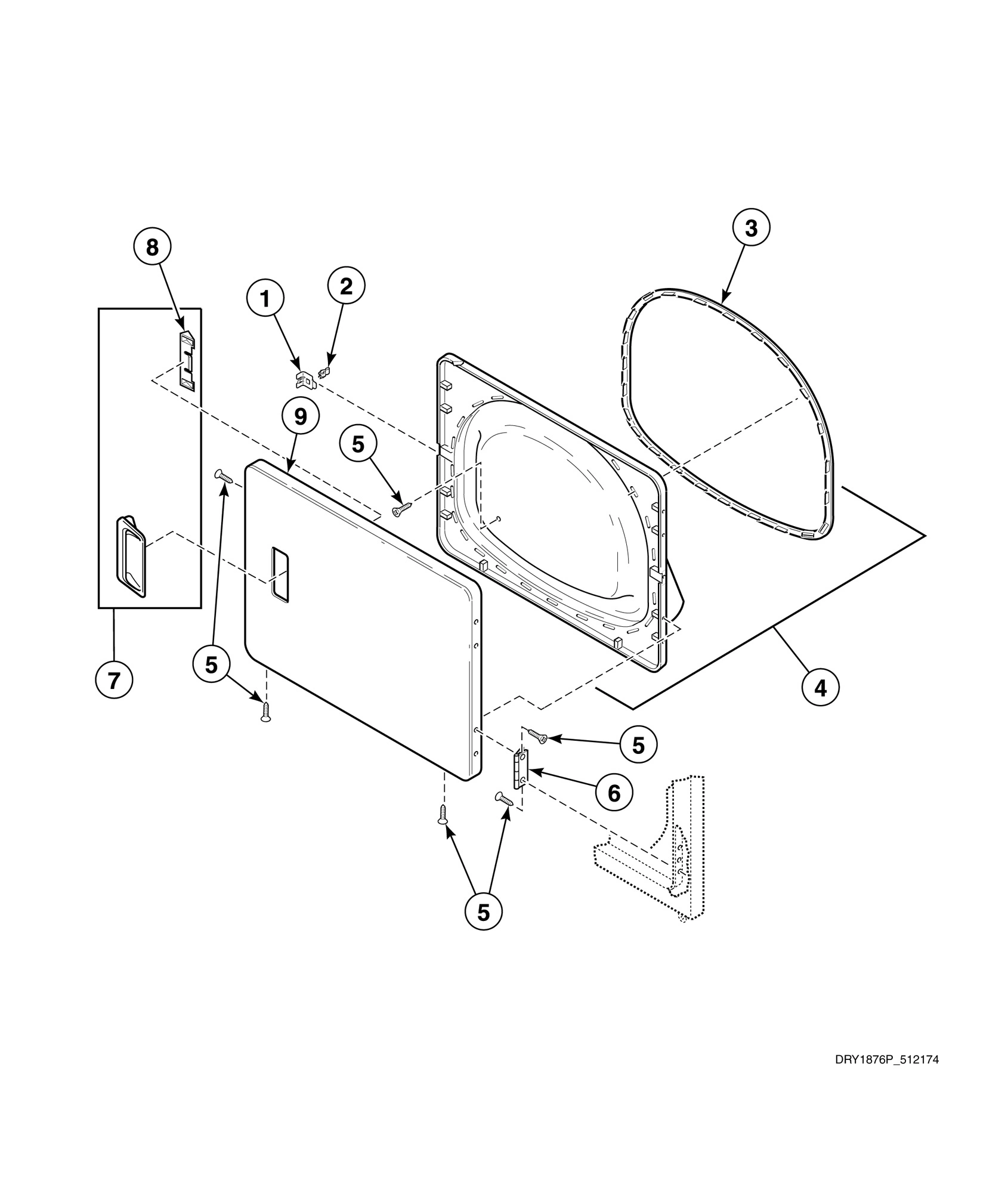 Loading Door - Without Window (Drawing 2 of 2)