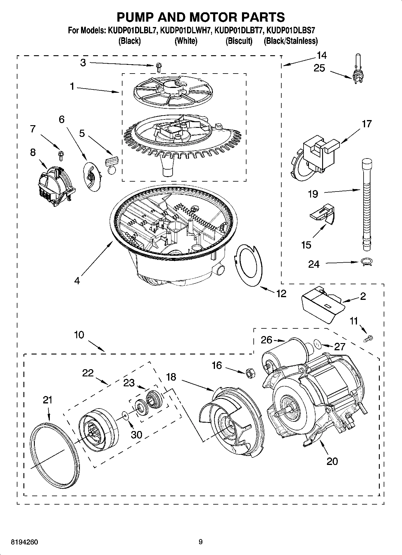 08 - PUMP AND MOTOR PARTS