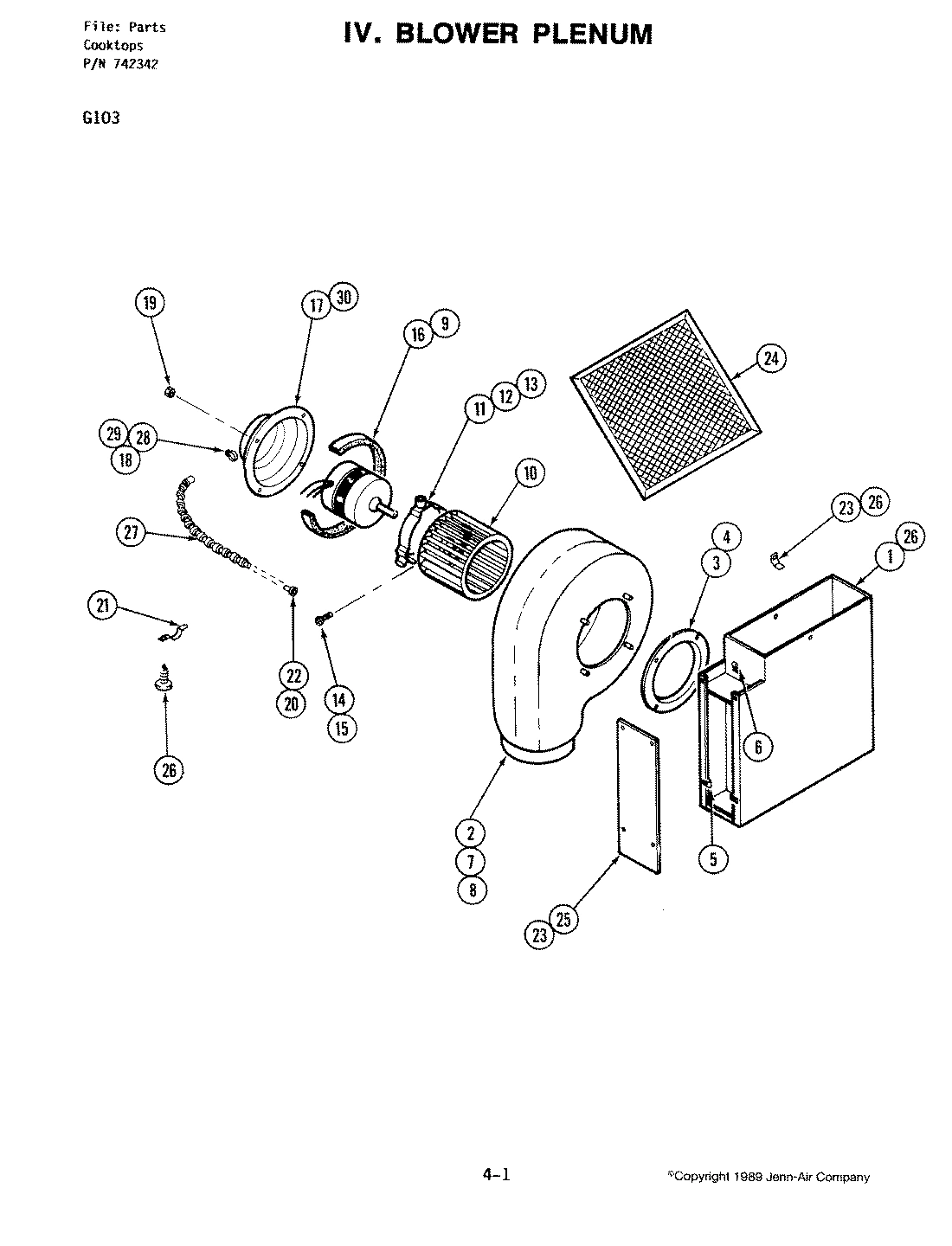 01 - BLOWER PLENUM