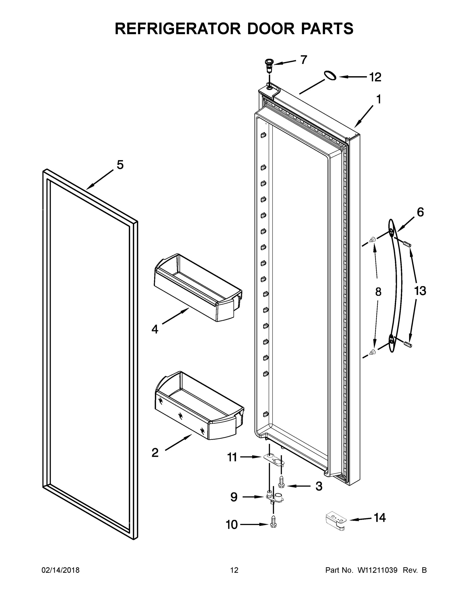07 - REFRIGERATOR DOOR PARTS