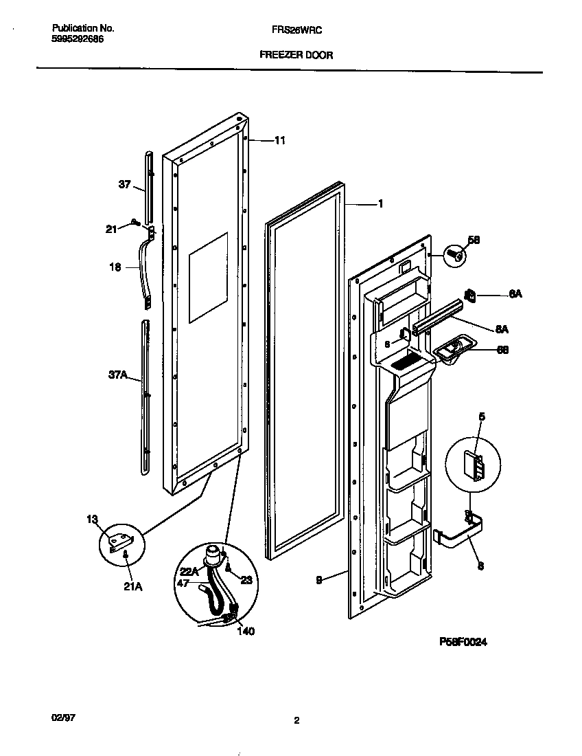 02 - FREEZER DOOR