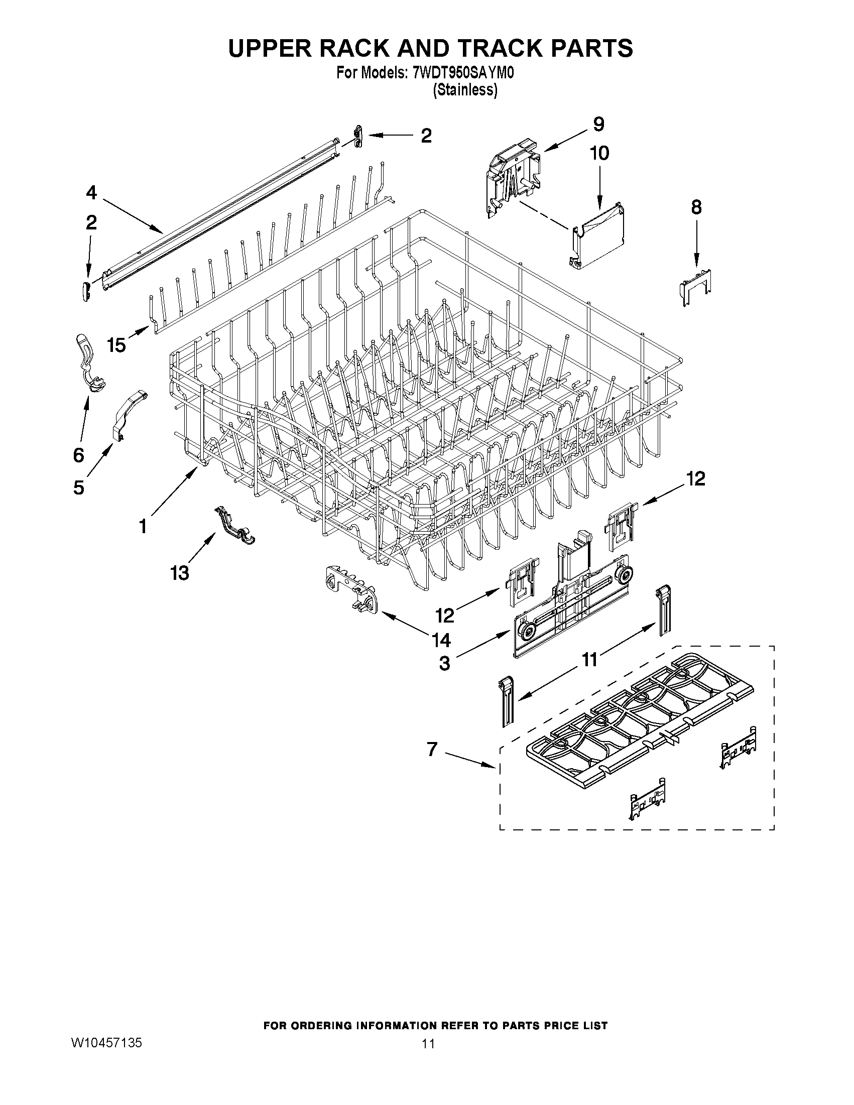 09 - UPPER RACK AND TRACK PARTS
