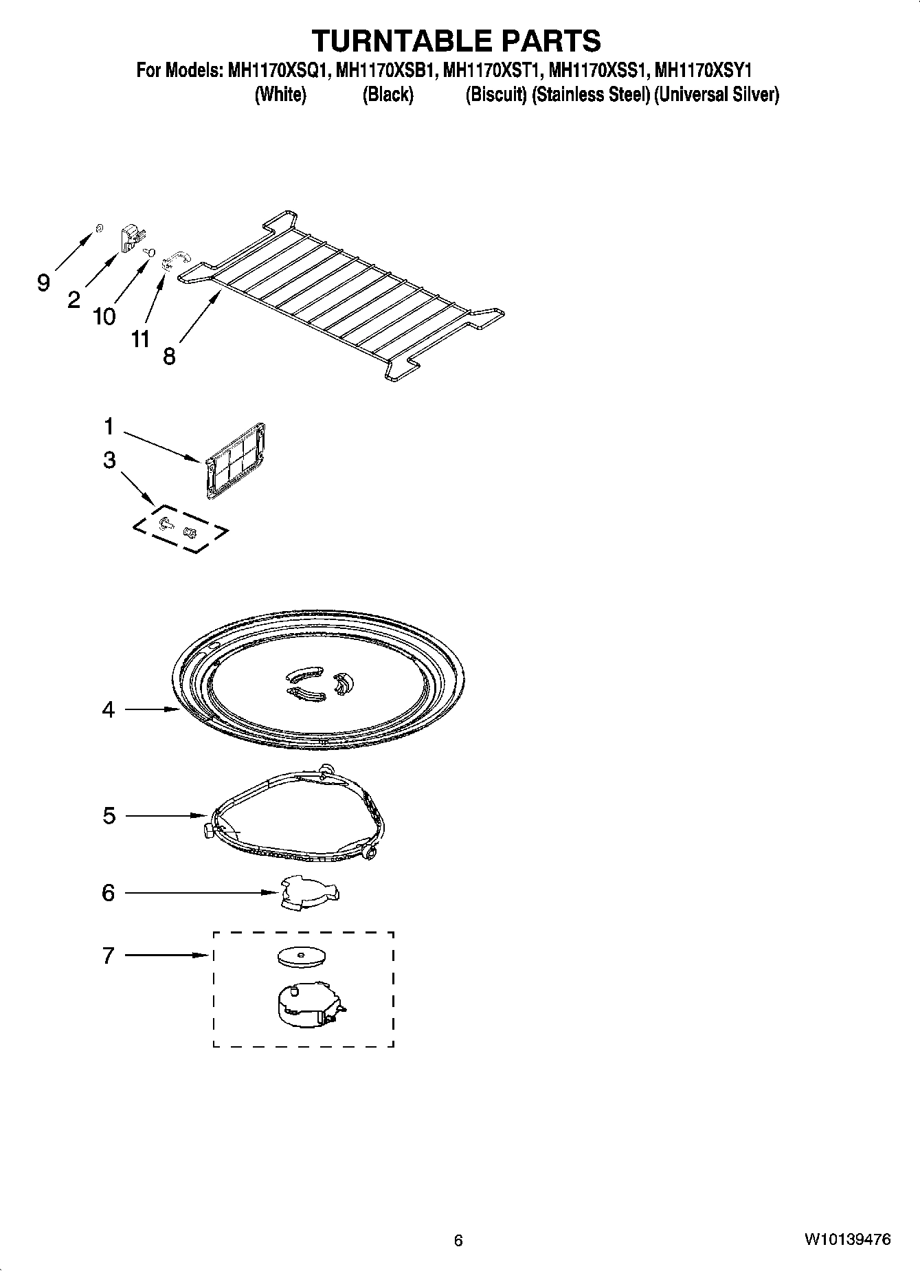 05 - TURNTABLE PARTS