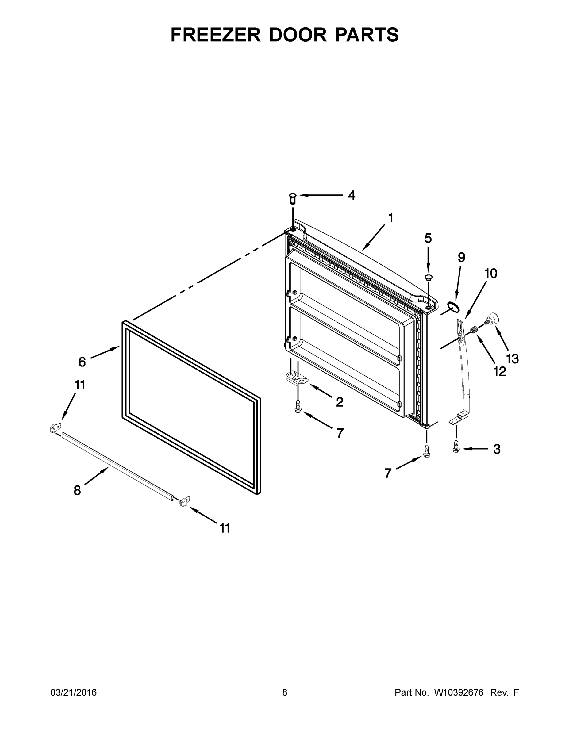 05 - FREEZER DOOR PARTS