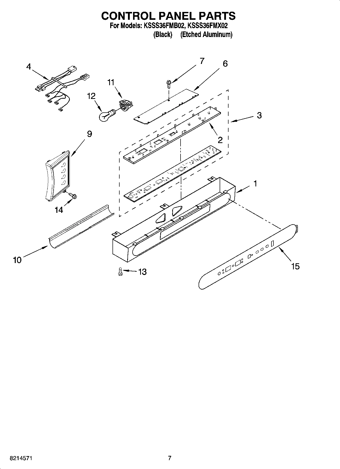 05 - CONTROL PANEL PARTS