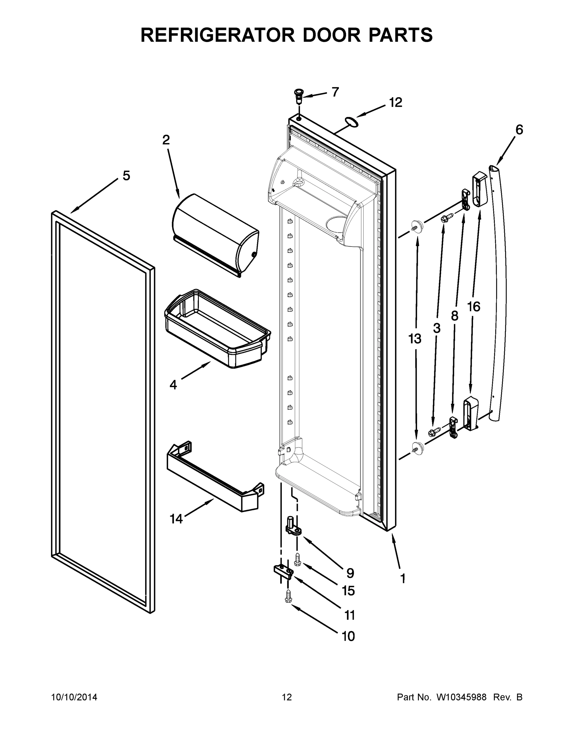 07 - REFRIGERATOR DOOR PARTS