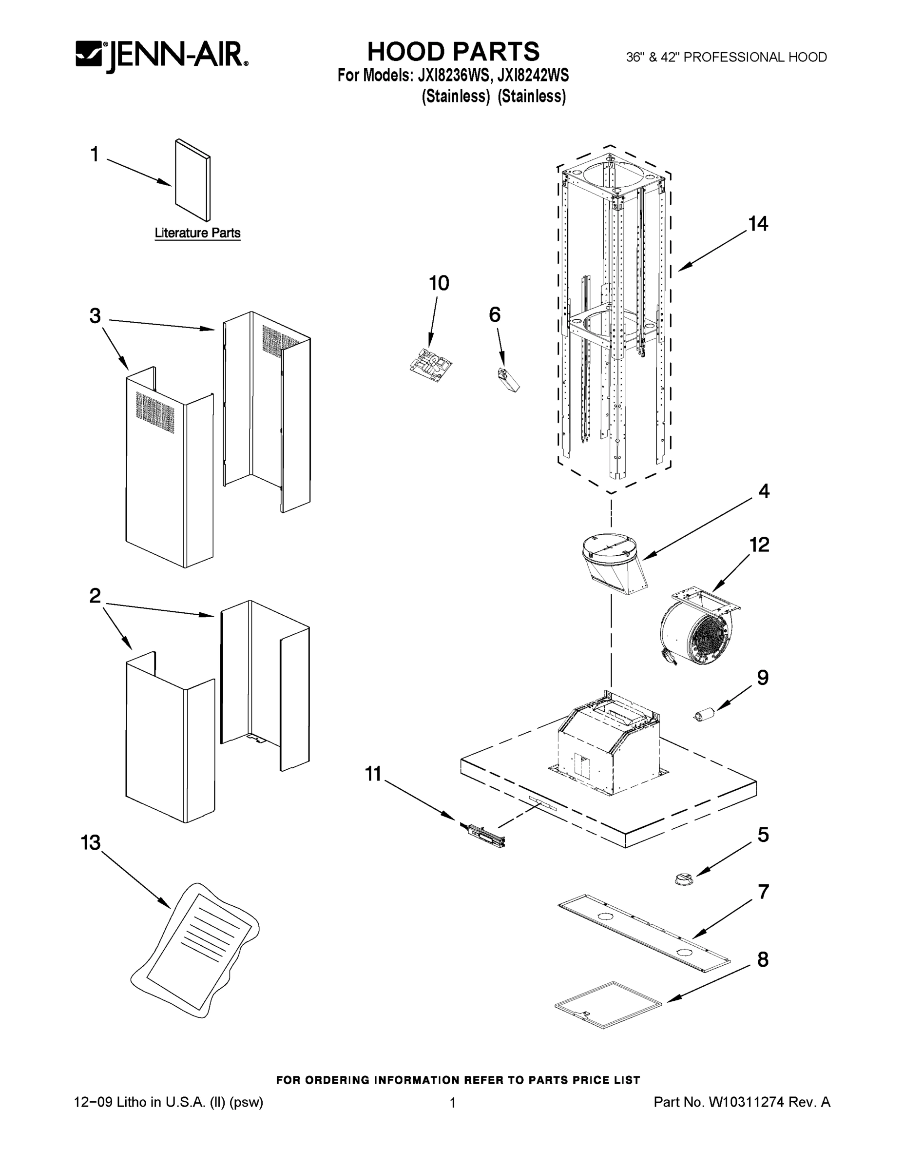 01 - HOOD PARTS