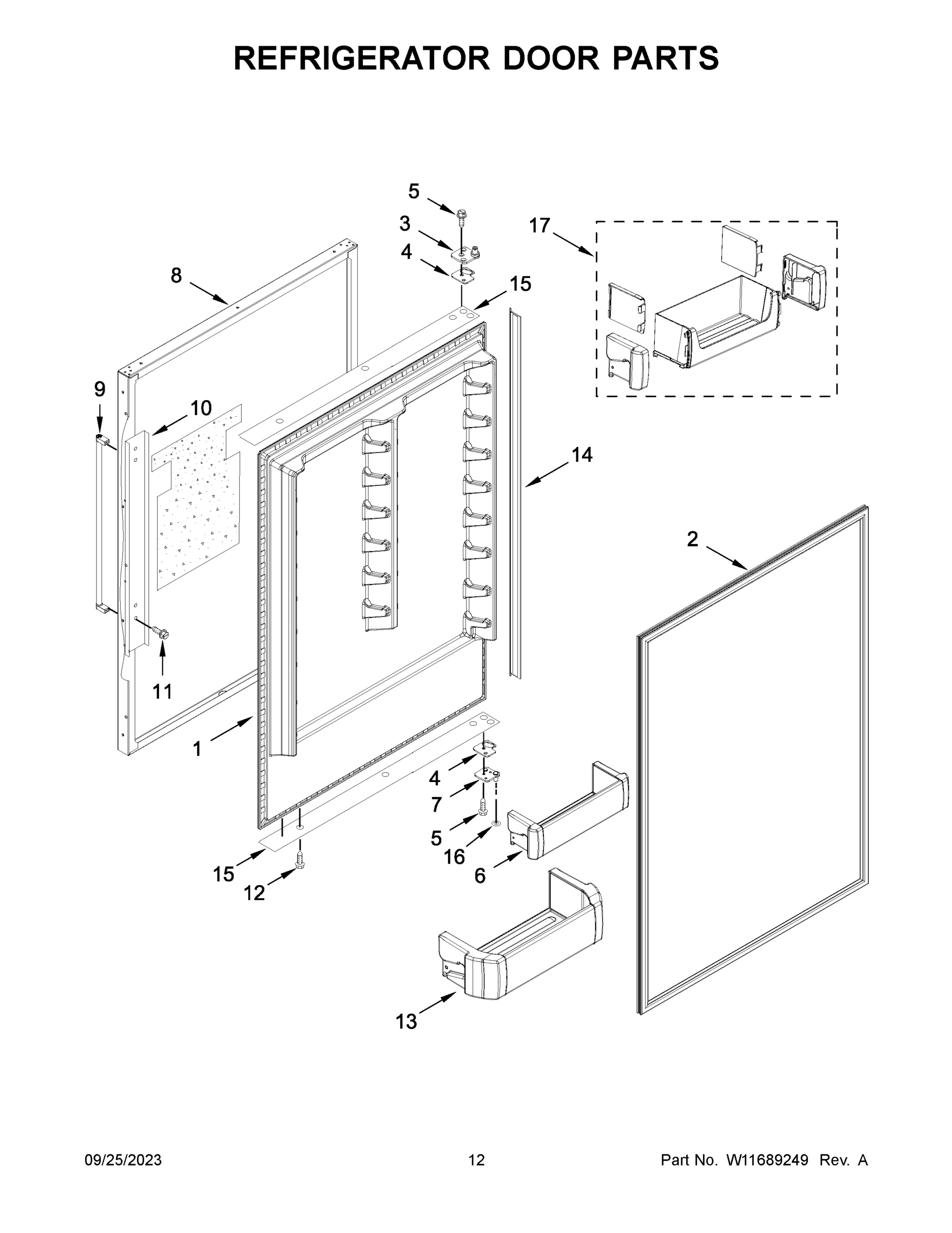 07 - REFRIGERATOR DOOR PARTS