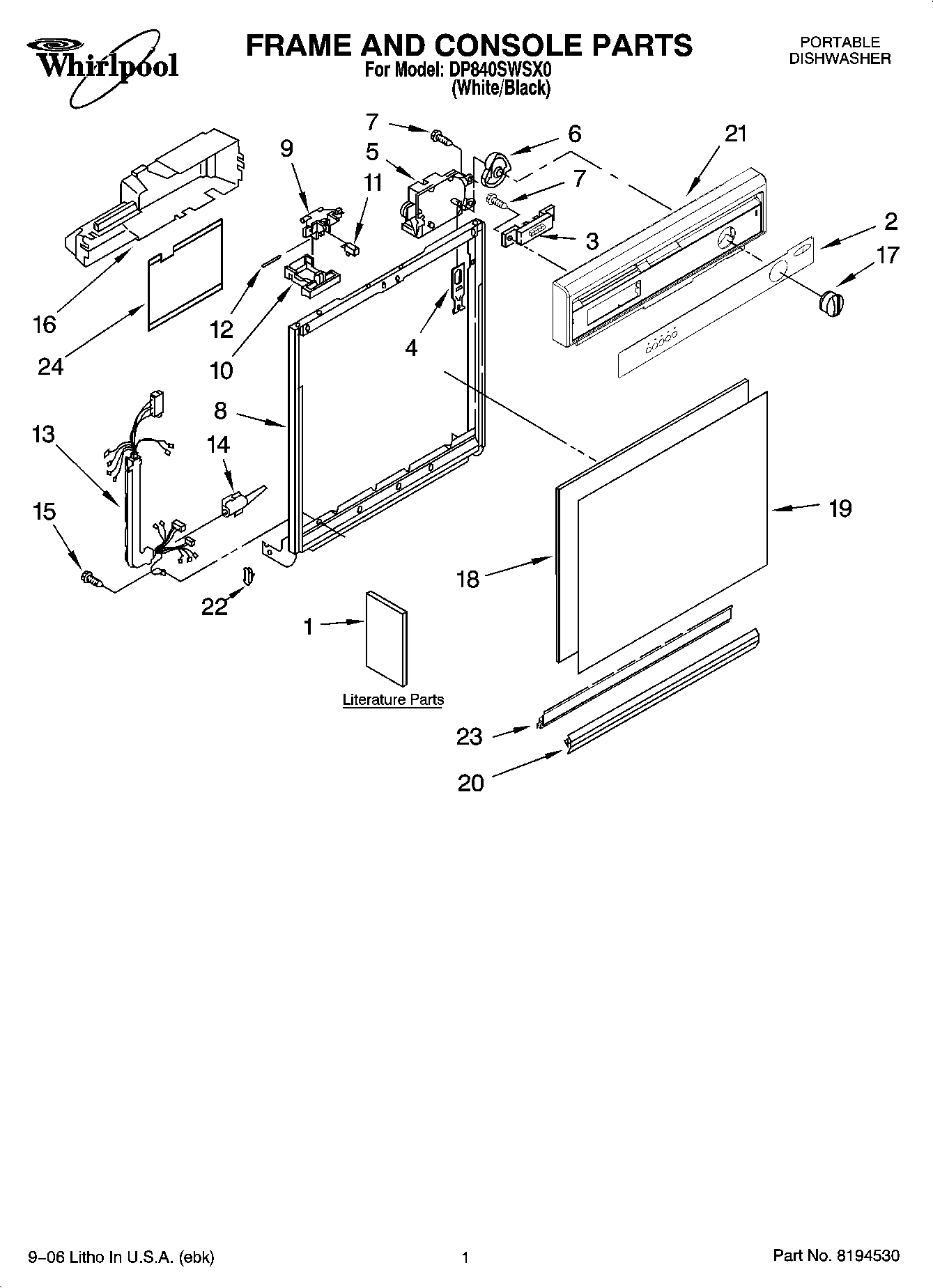 01 - FRAME AND CONSOLE PARTS