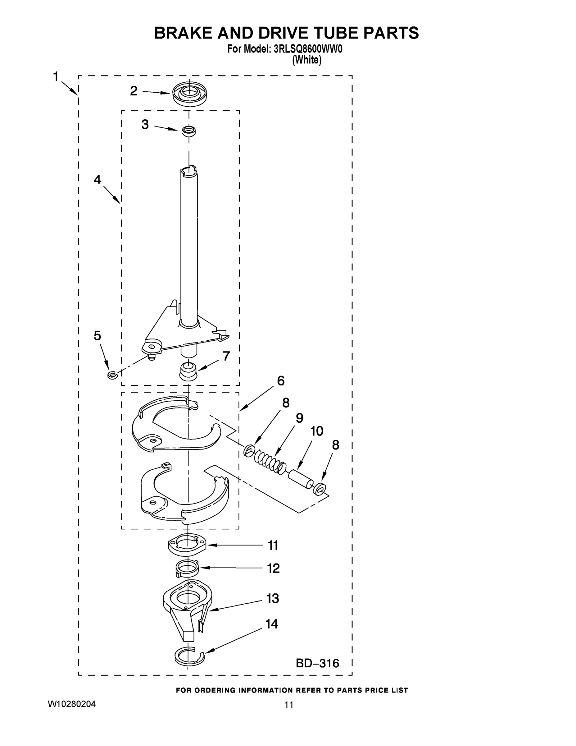 07 - BRAKE AND DRIVE TUBE PARTS
