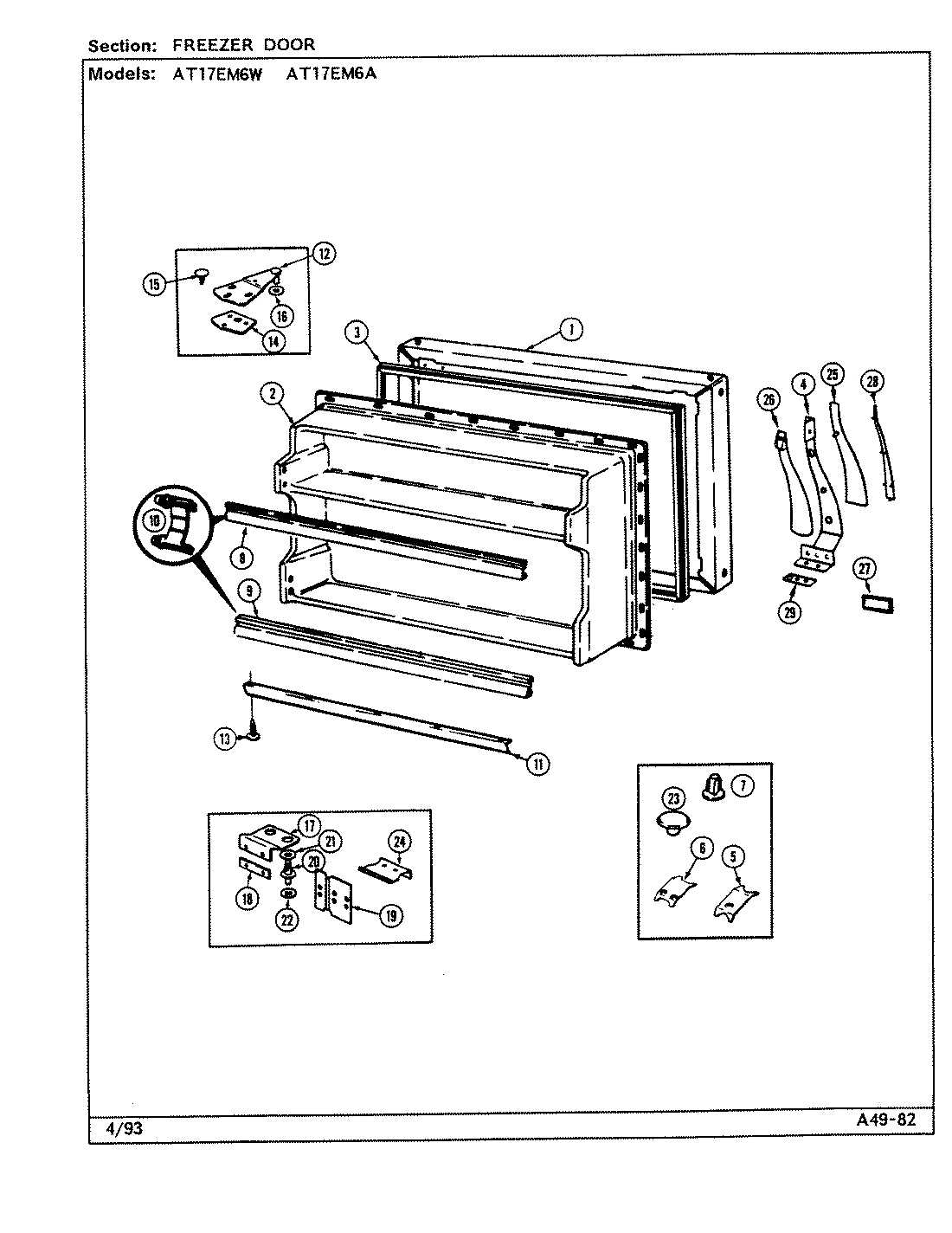 02 - FREEZER DOOR