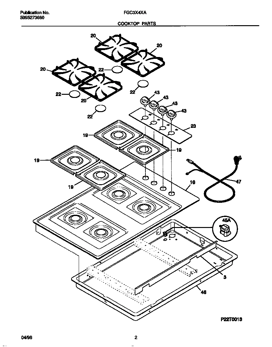 02 - COOKTOP PARTS
