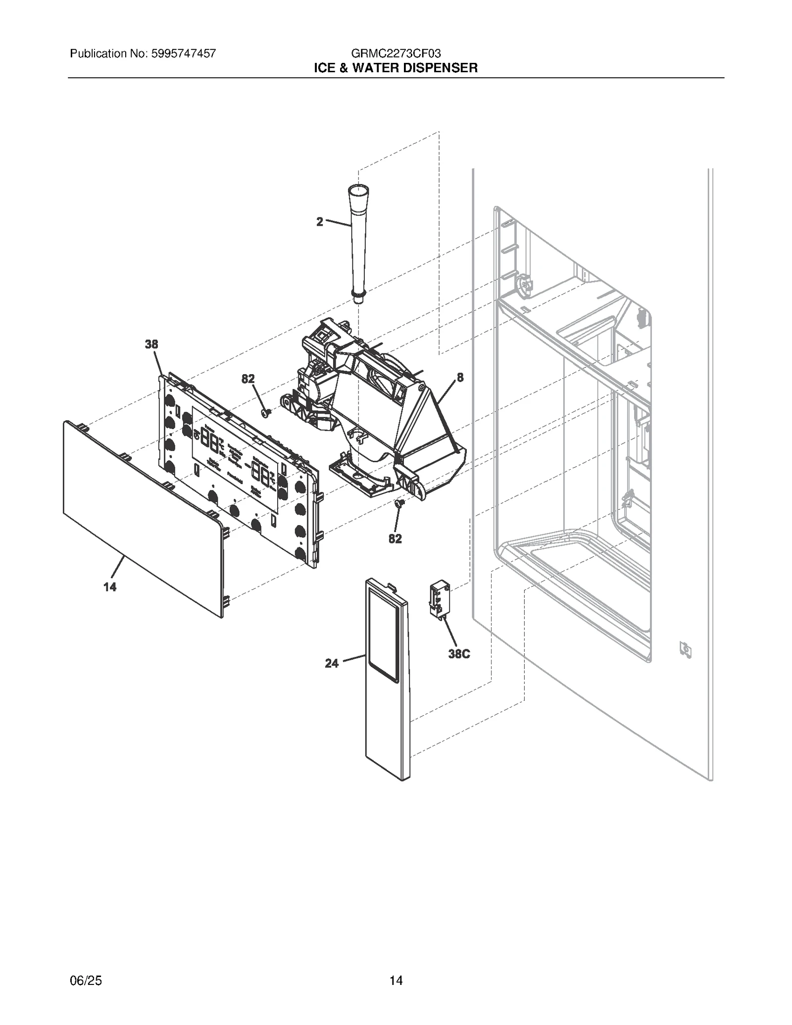 ICE & WATER DISPENSER