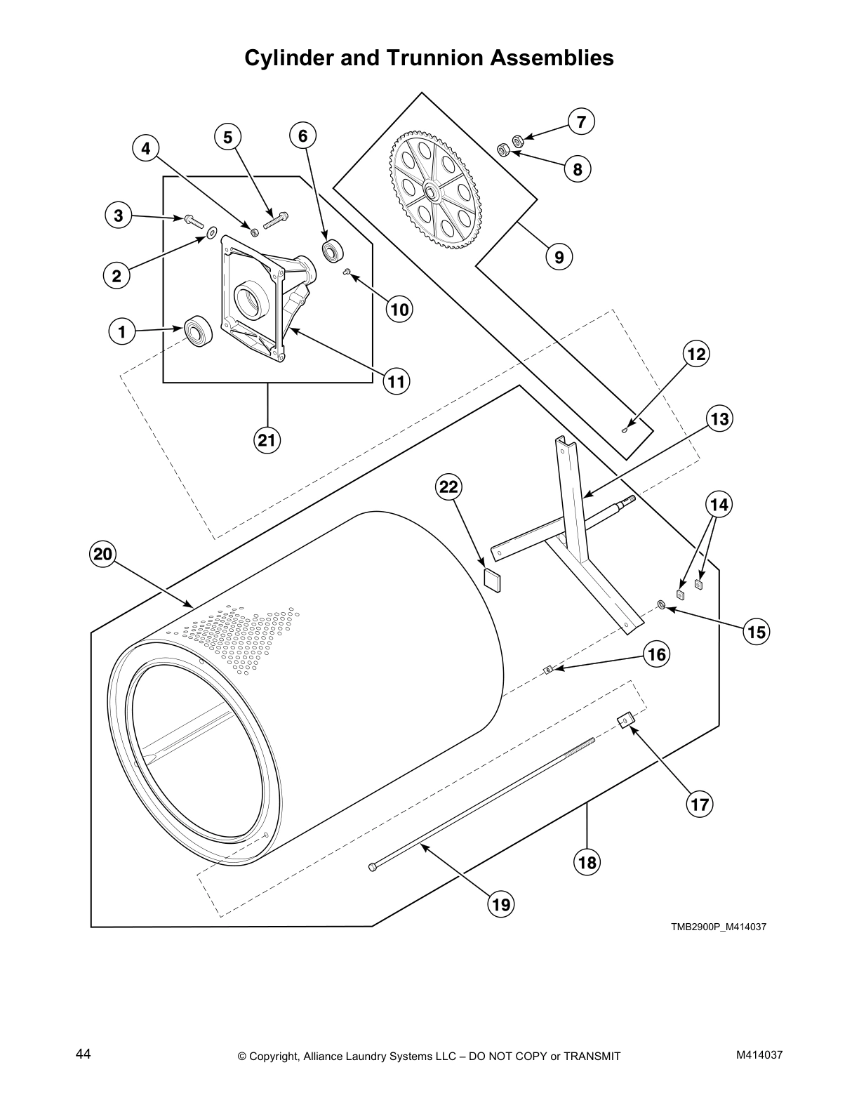 Cylinder and Trunnion Assemblies