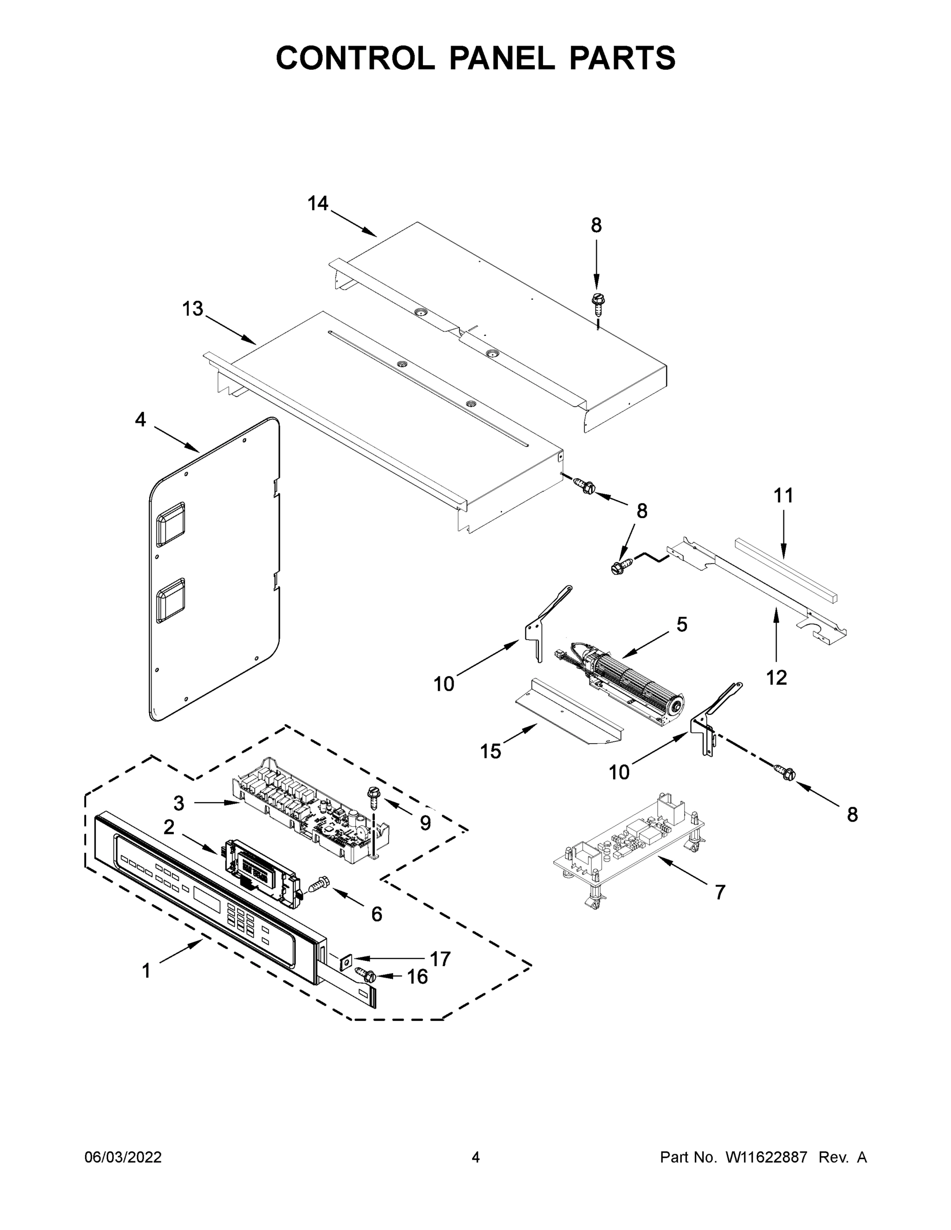 03 - CONTROL PANEL PARTS