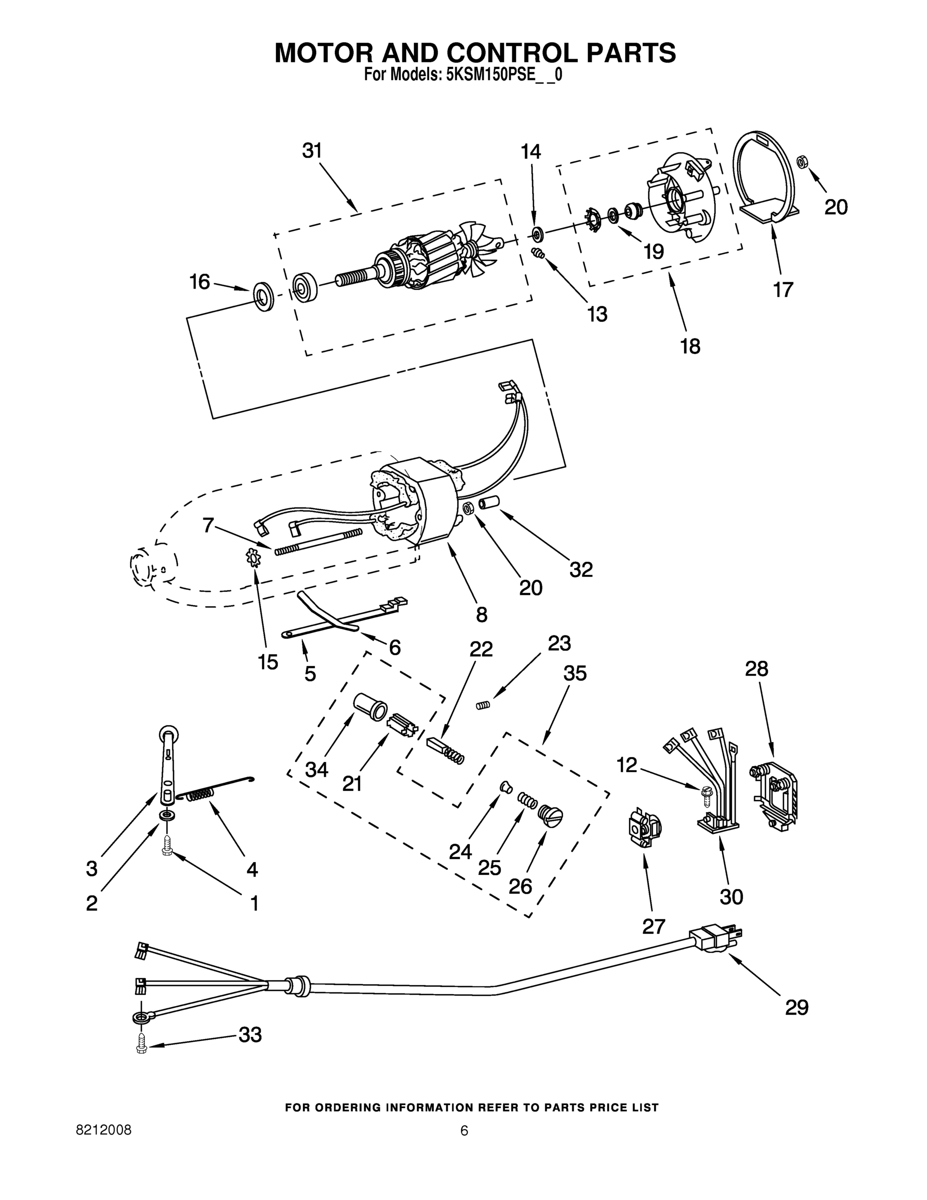 03 - MOTOR AND CONTROL PARTS