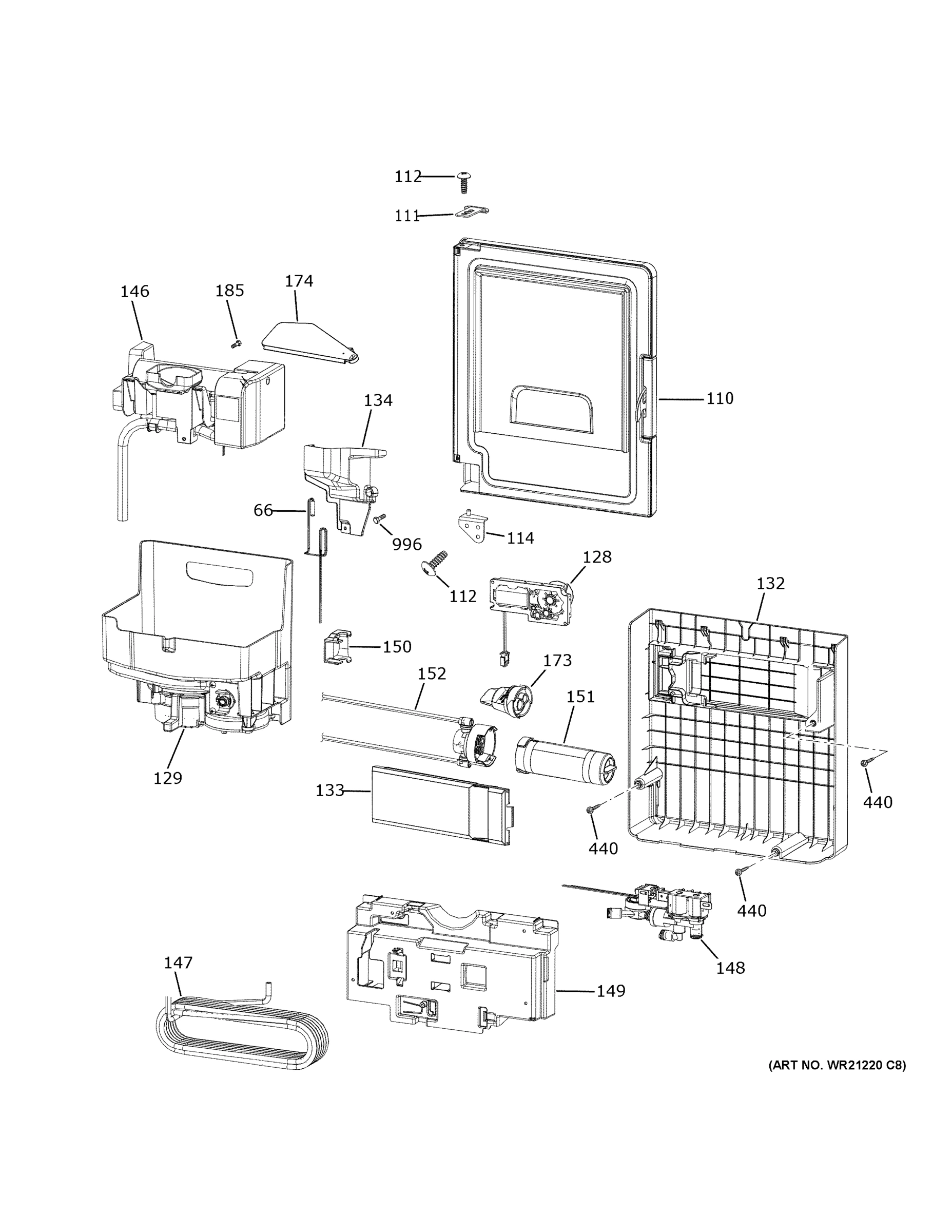 ICE MAKER & DISPENSER
