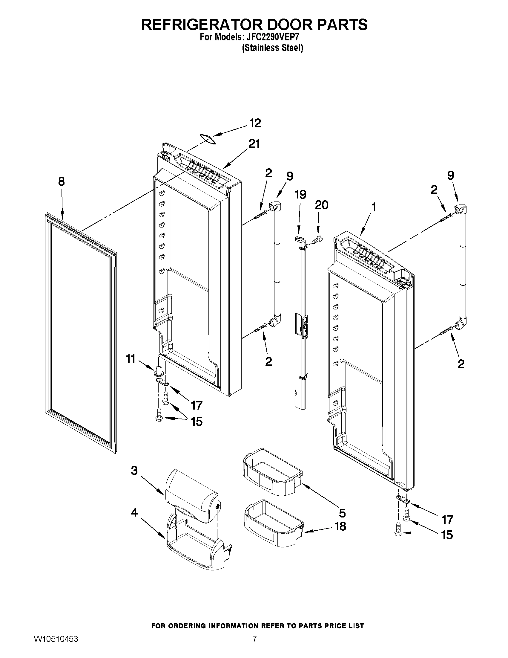 04 - REFRIGERATOR DOOR PARTS