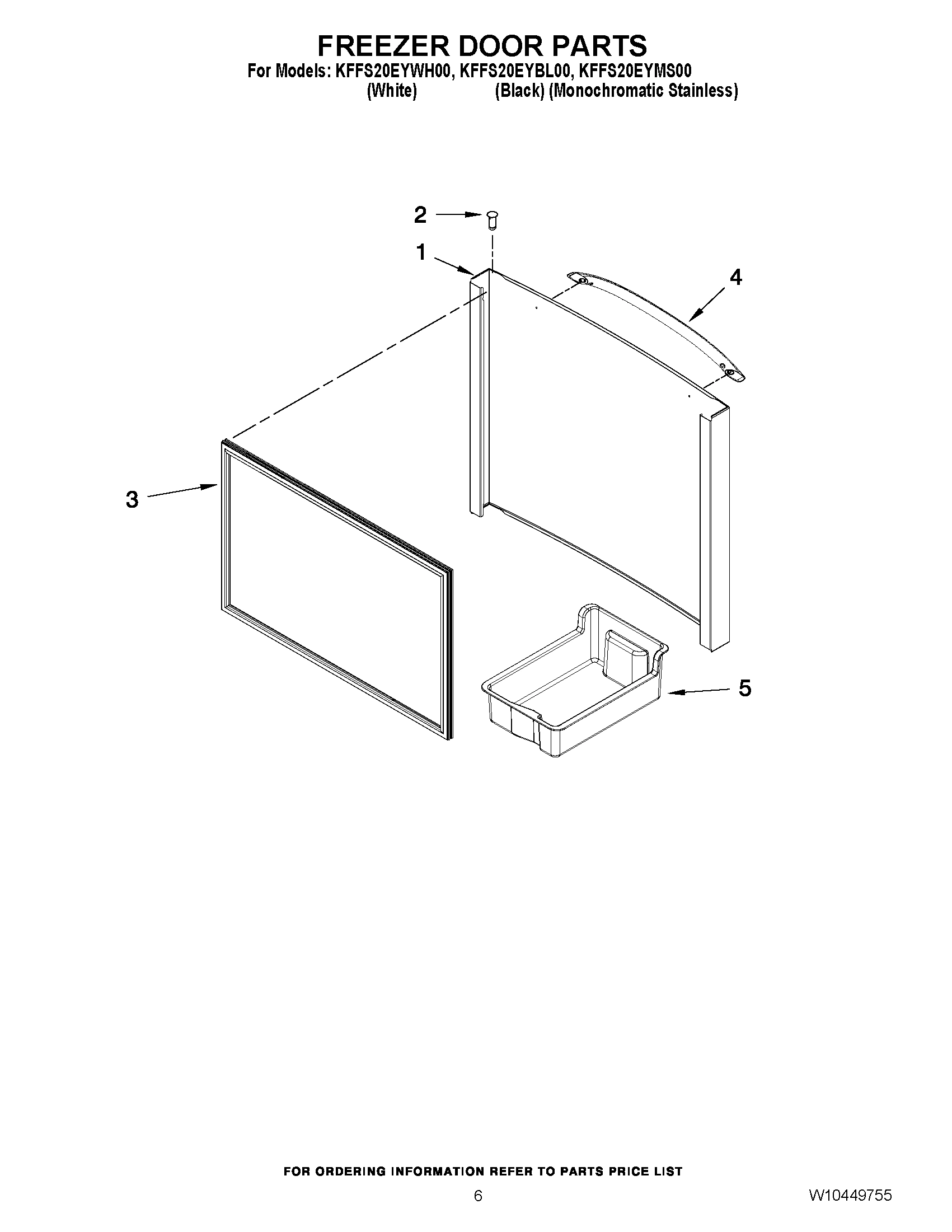 04 - FREEZER DOOR PARTS