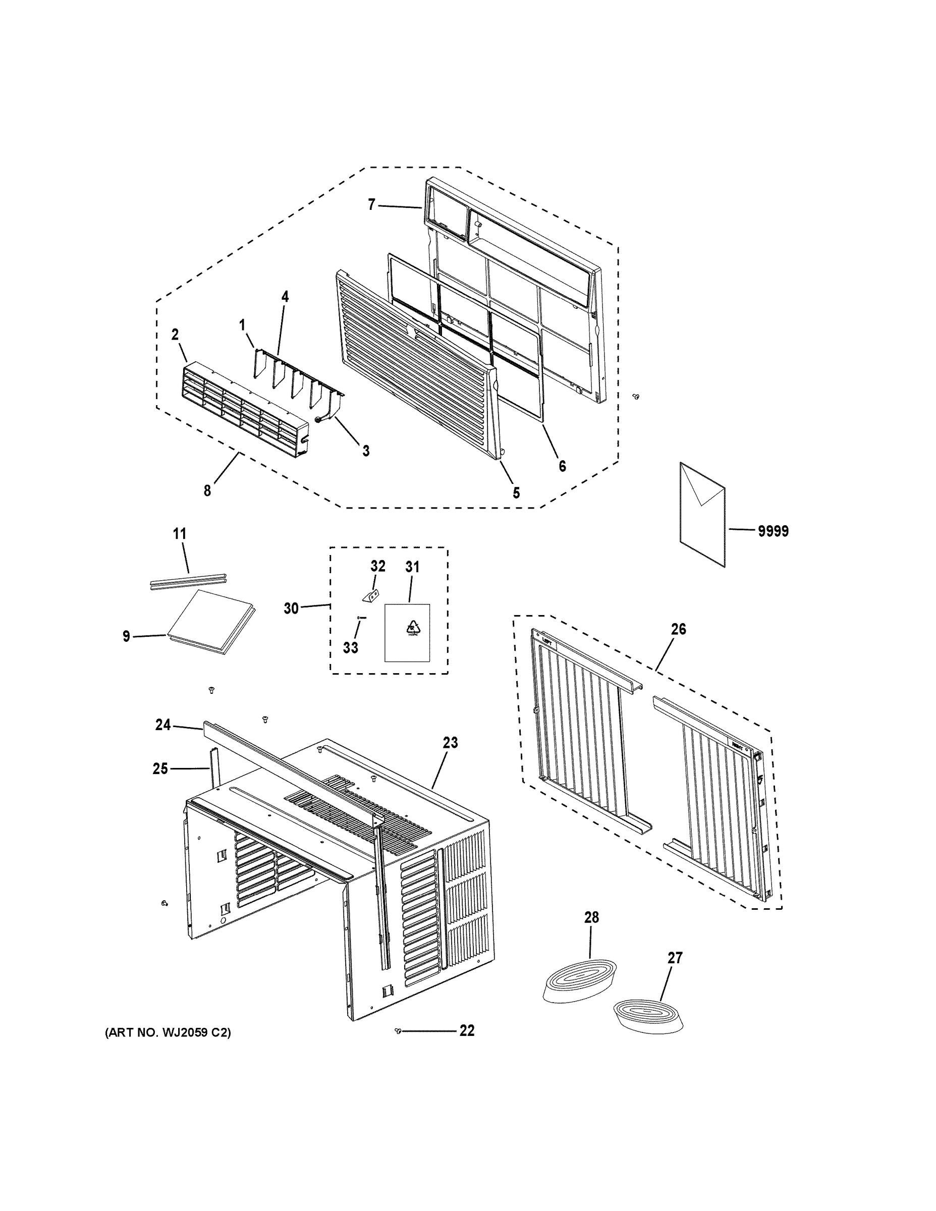 GRILLE & CHASSIS PARTS