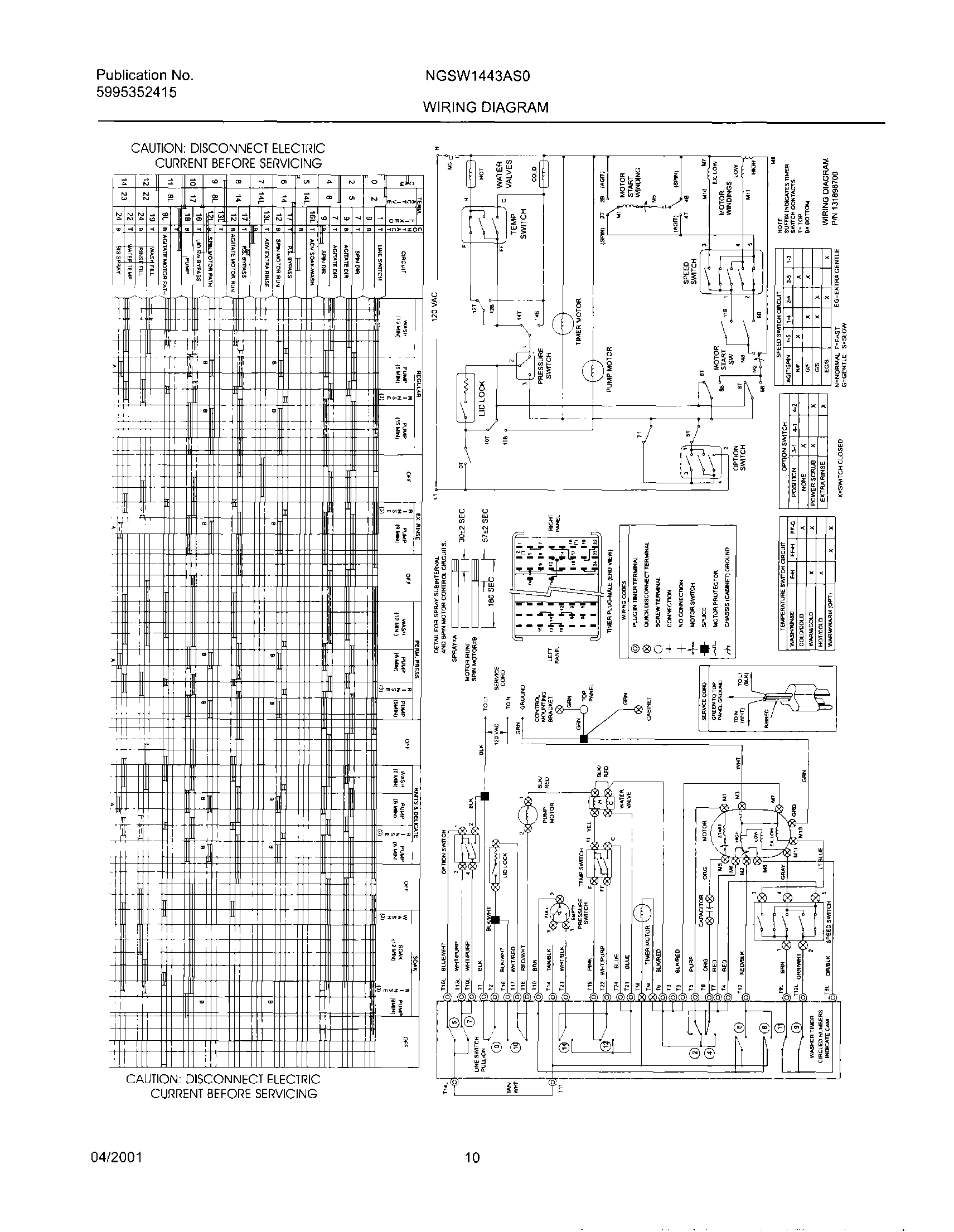 10 - 131898700 WIRING DIAGRAM
