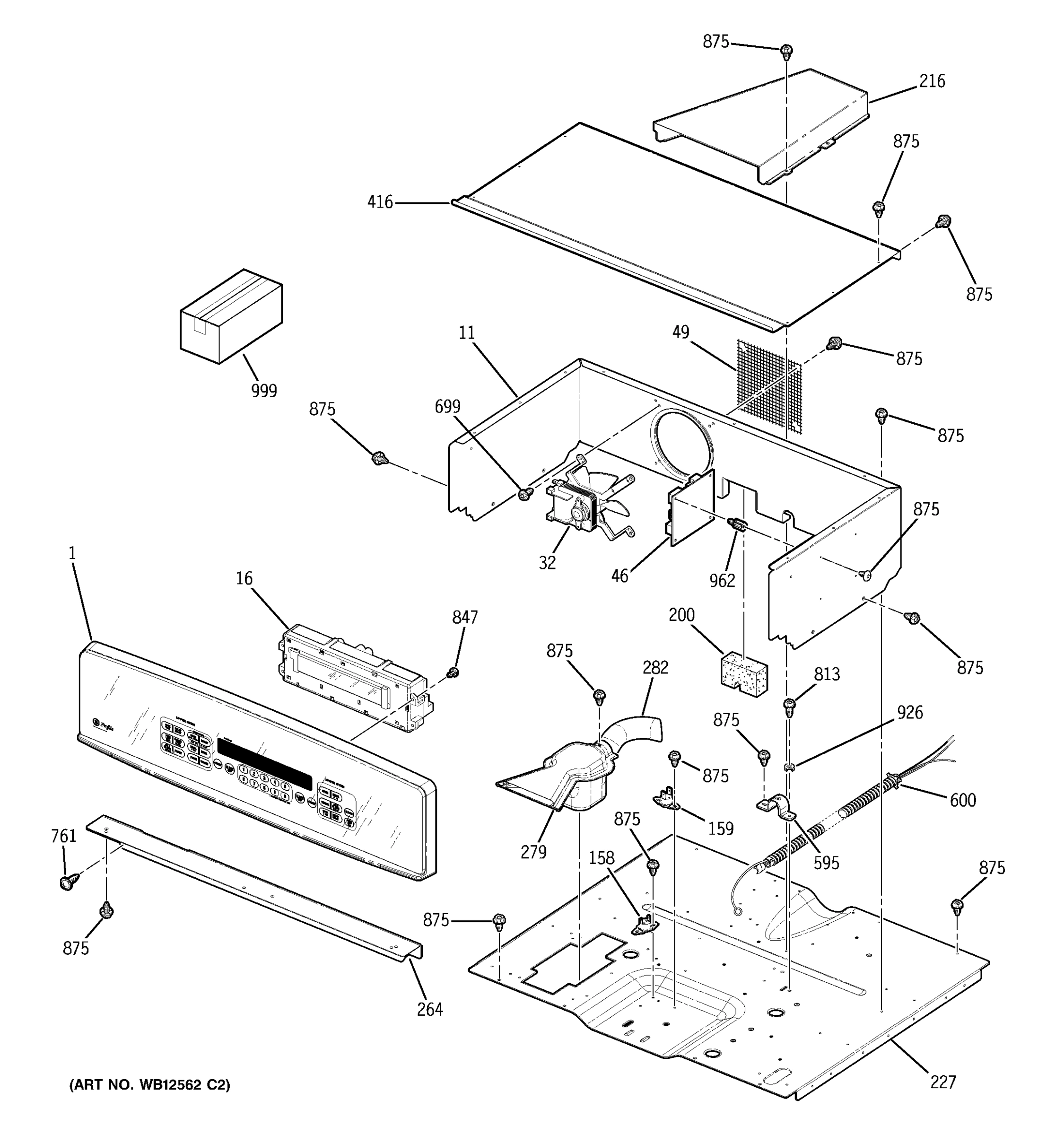 CONTROL PANEL & COOKTOP