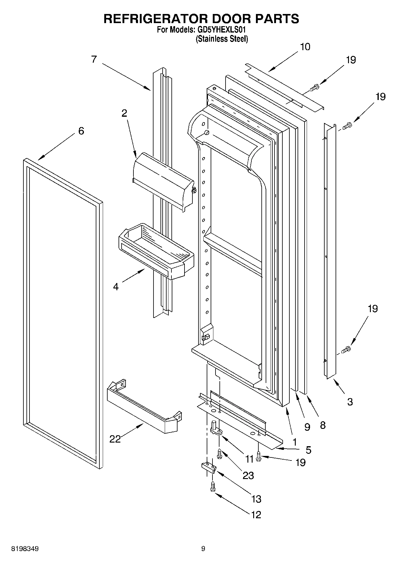 06 - REFRIGERATOR DOOR PARTS