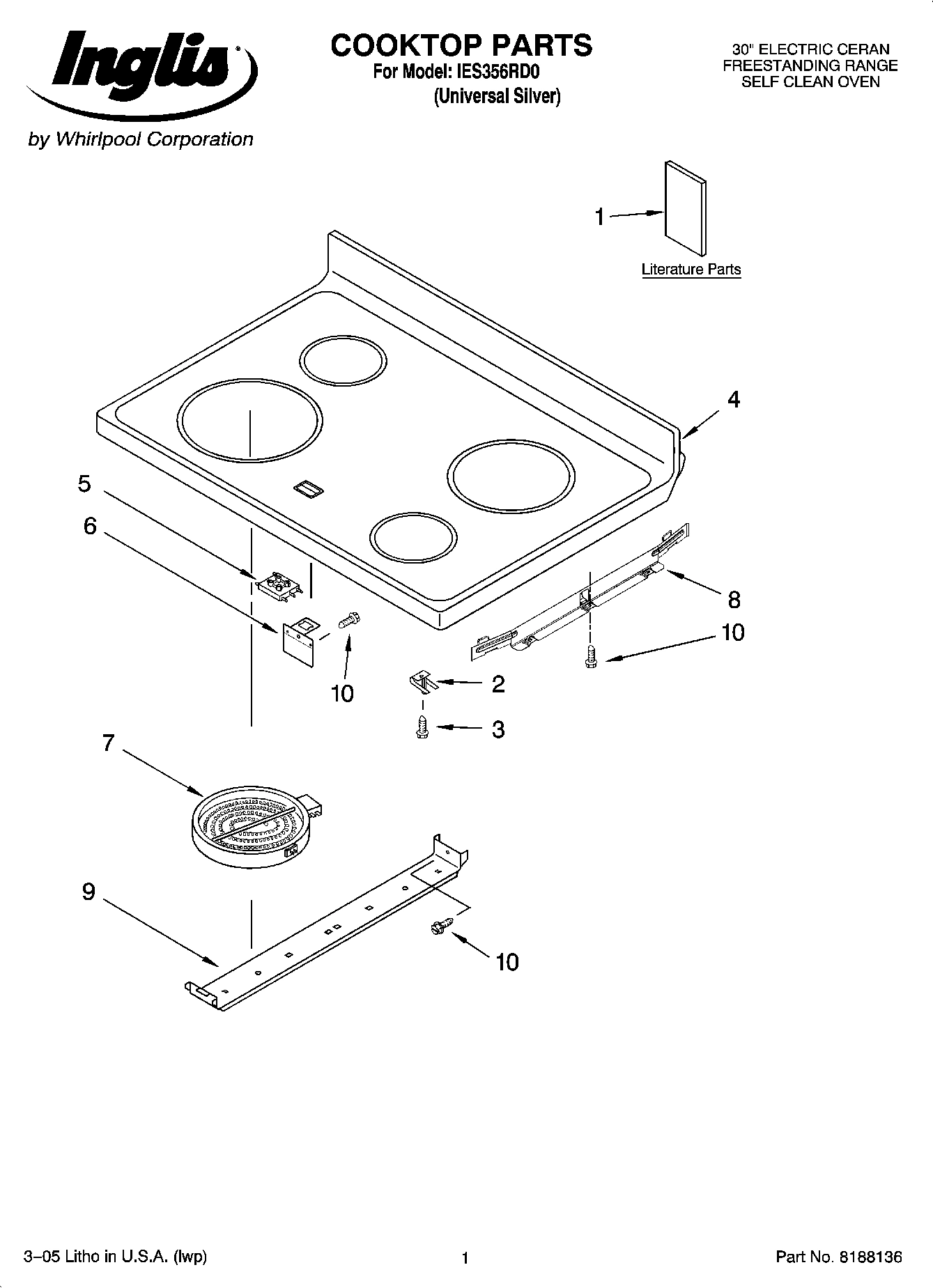 01 - COOKTOP PARTS