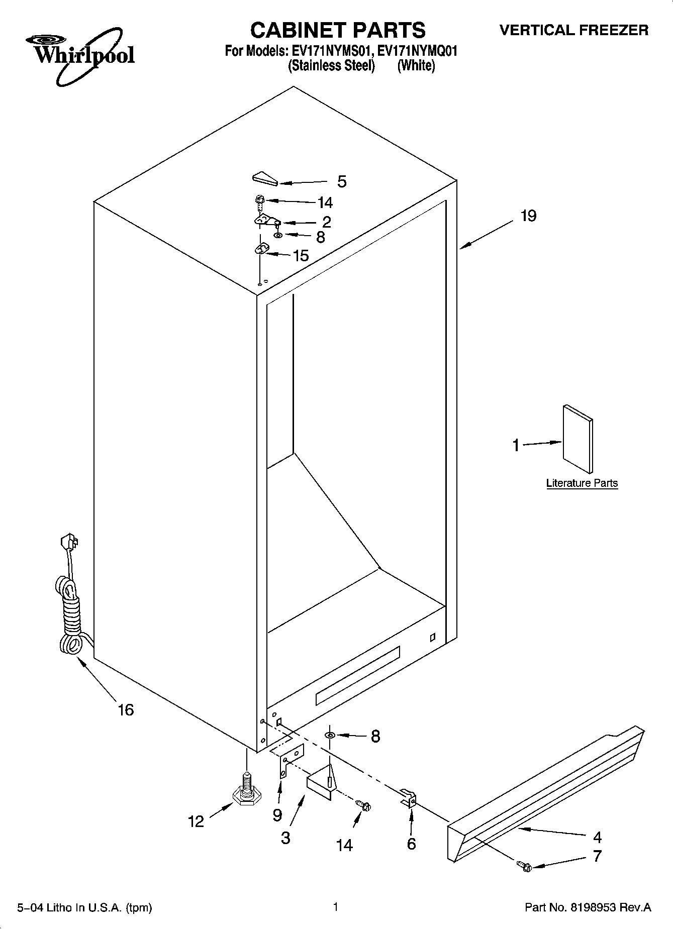 01 - CABINET PARTS
